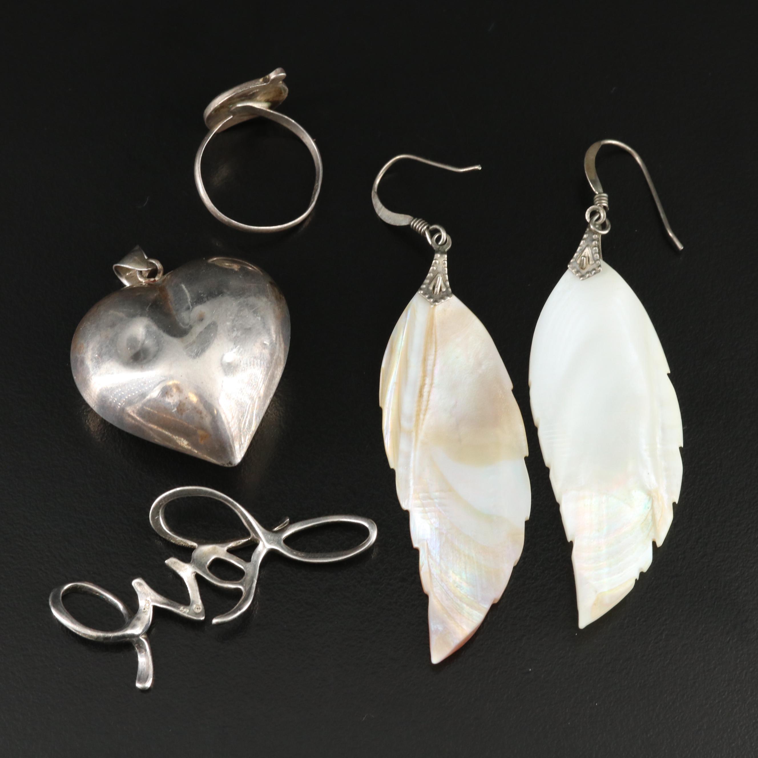 Sterling, Abalone and Mother-of-Pearl Featured in Vintage Jewelry Collection