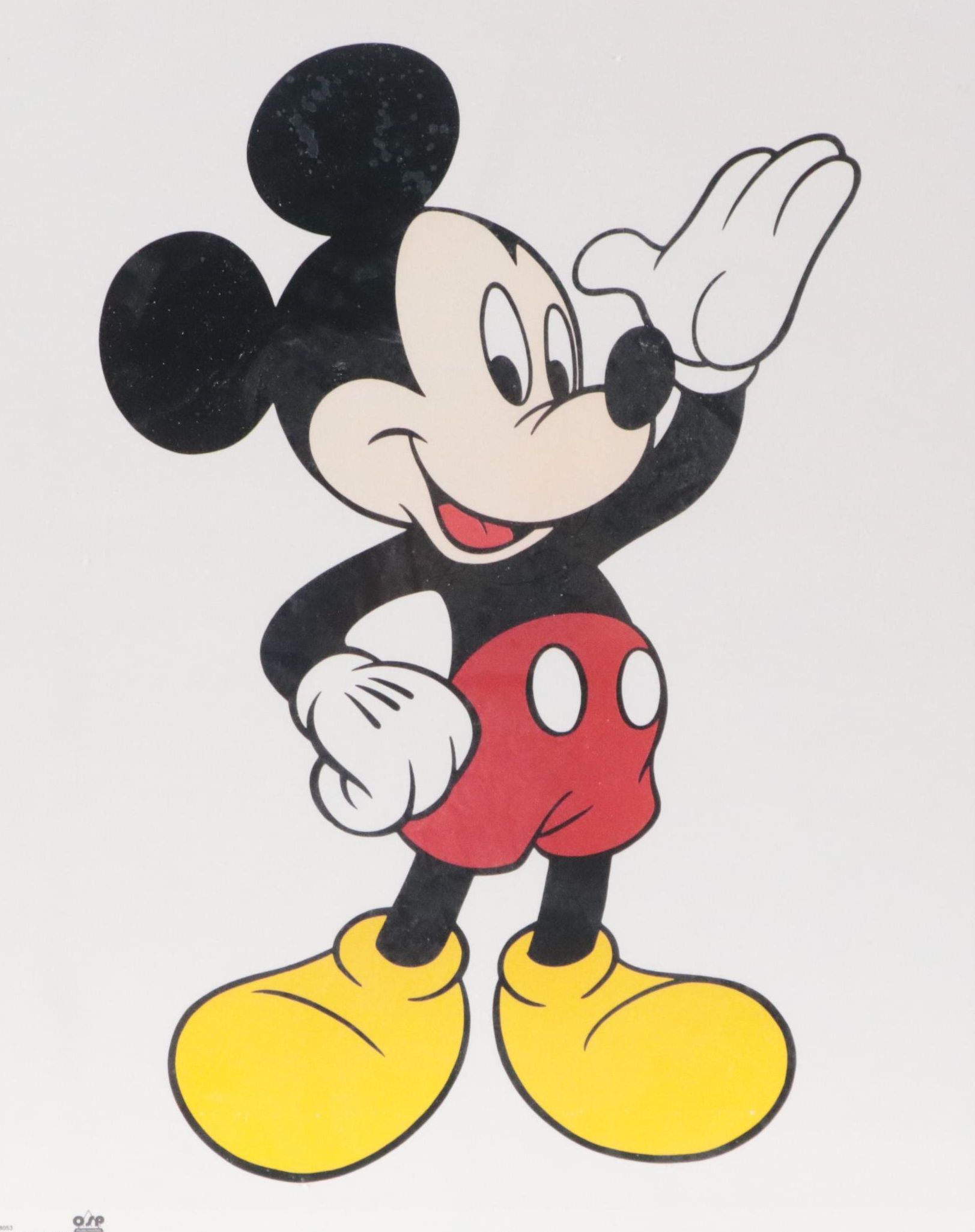 Offset Lithograph of Mickey Mouse