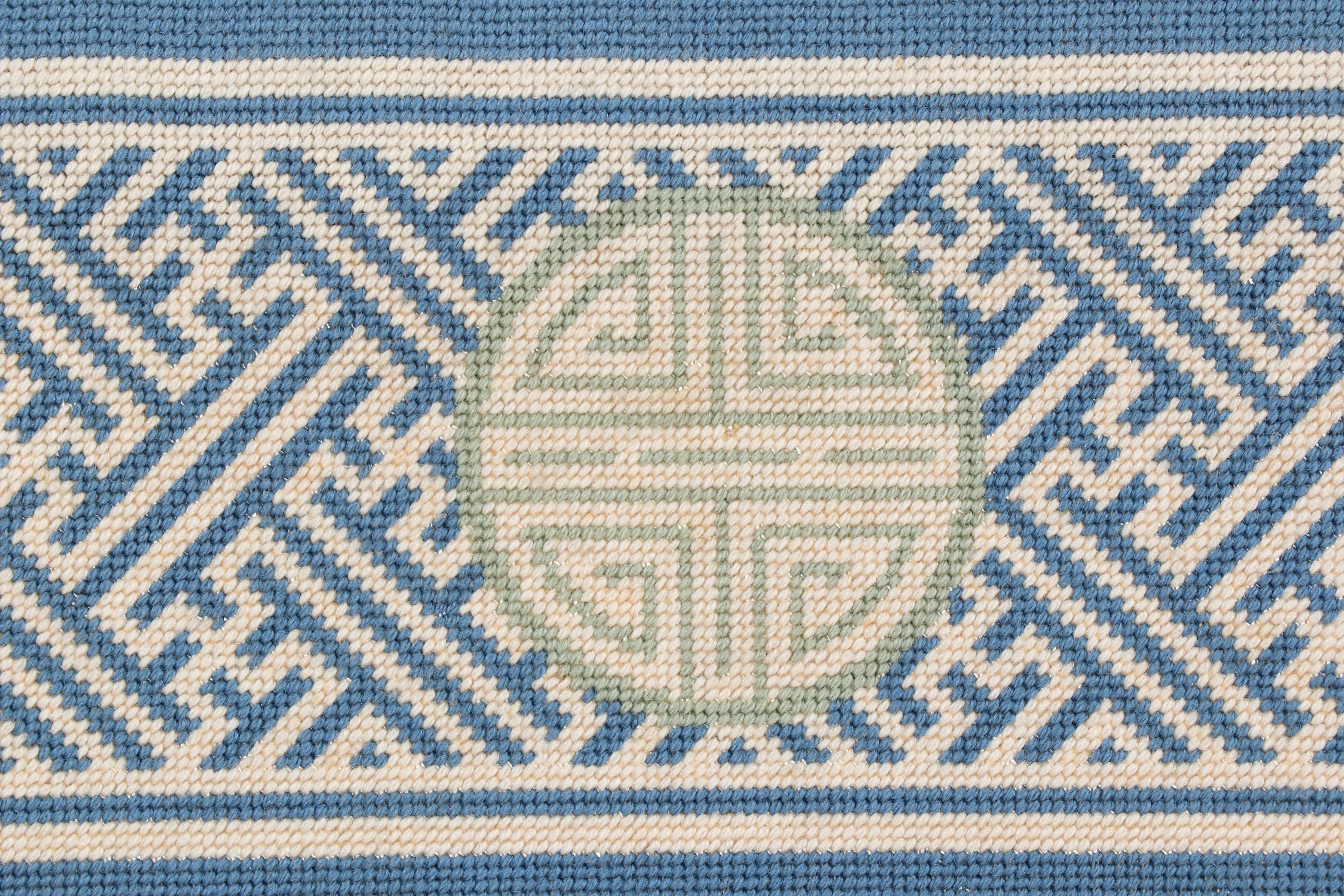 Large-Scale Needlepoint Embroidery of Chinese Dragon, 1981