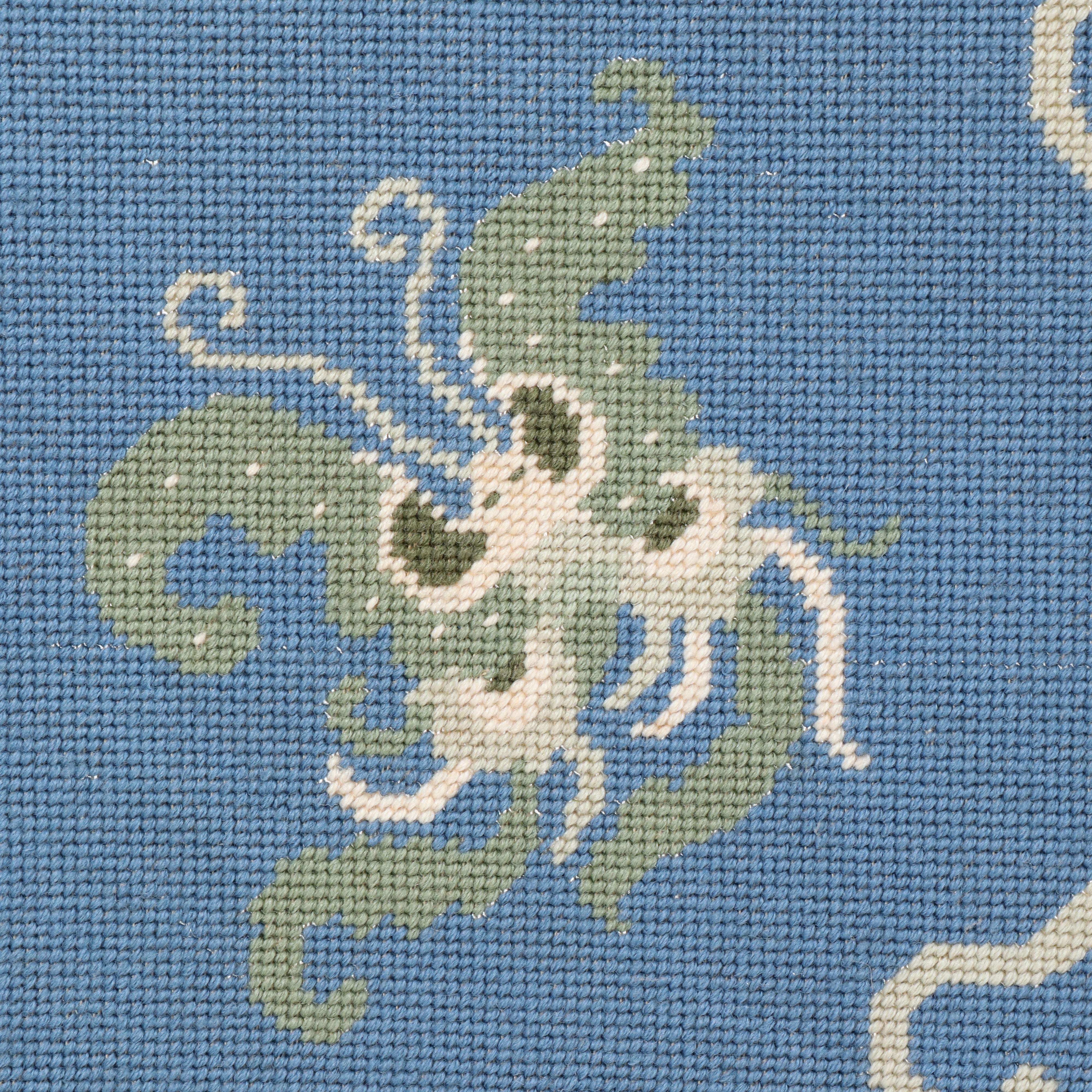 Large-Scale Needlepoint Embroidery of Chinese Dragon, 1981
