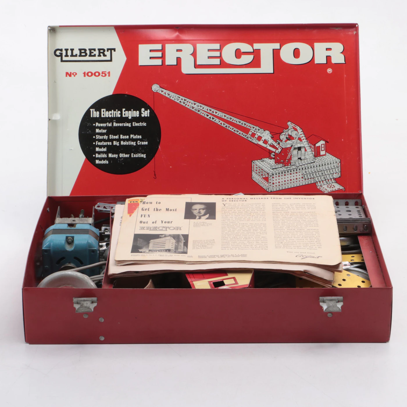 Gilbert No. 10051 Erector Electric Engine Set, 1954 | EBTH