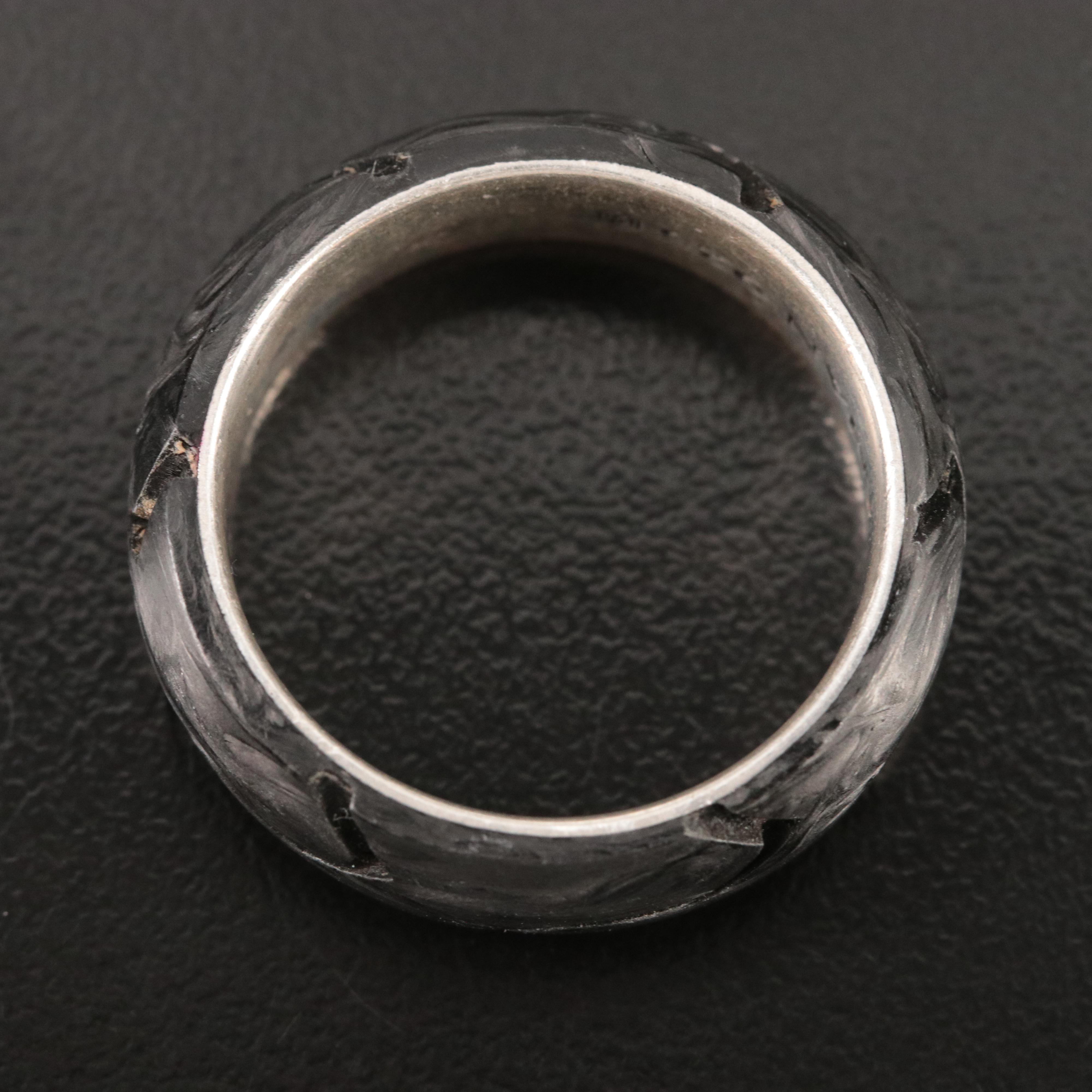David Yurman Sterling Forged Carbon Band