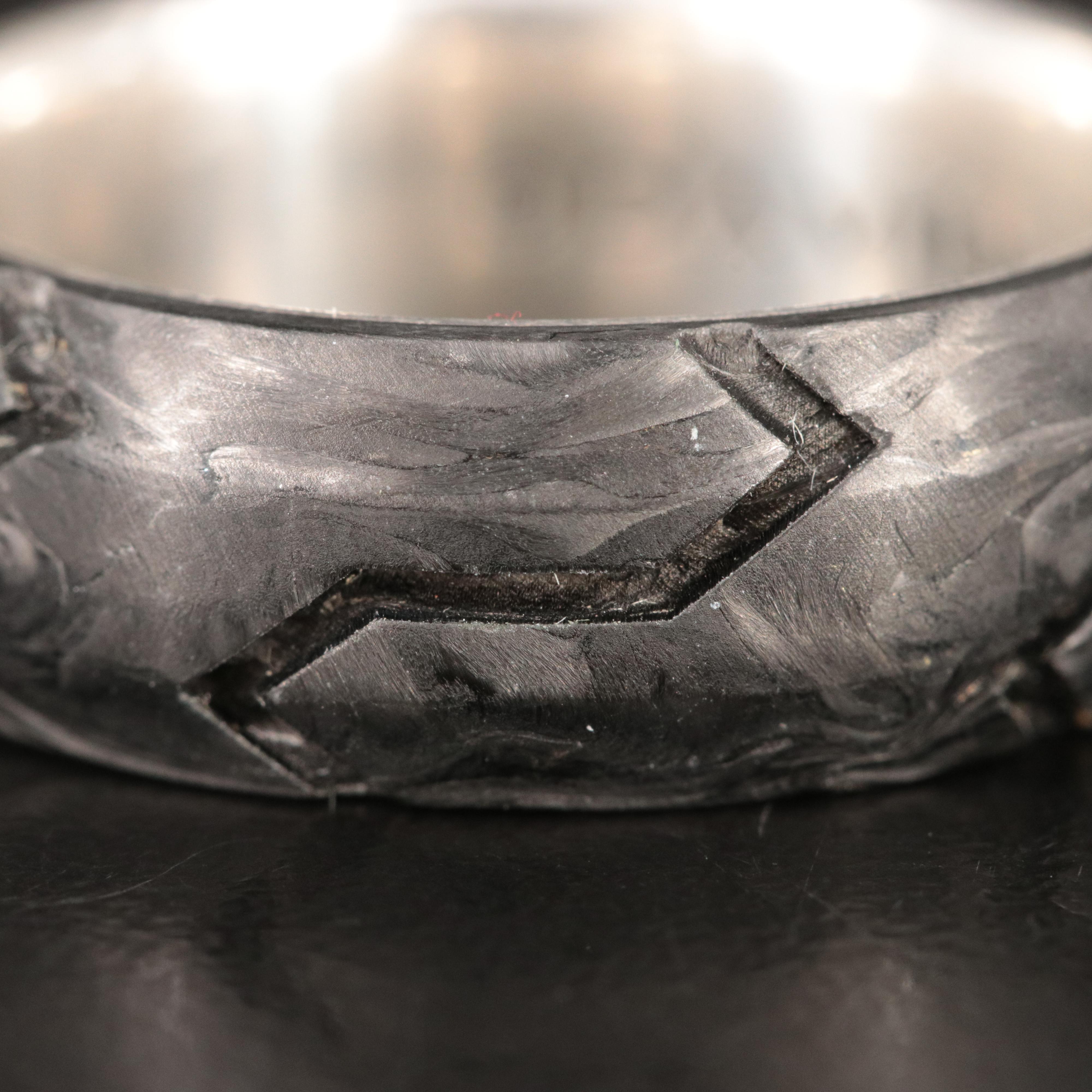 David Yurman Sterling Forged Carbon Band