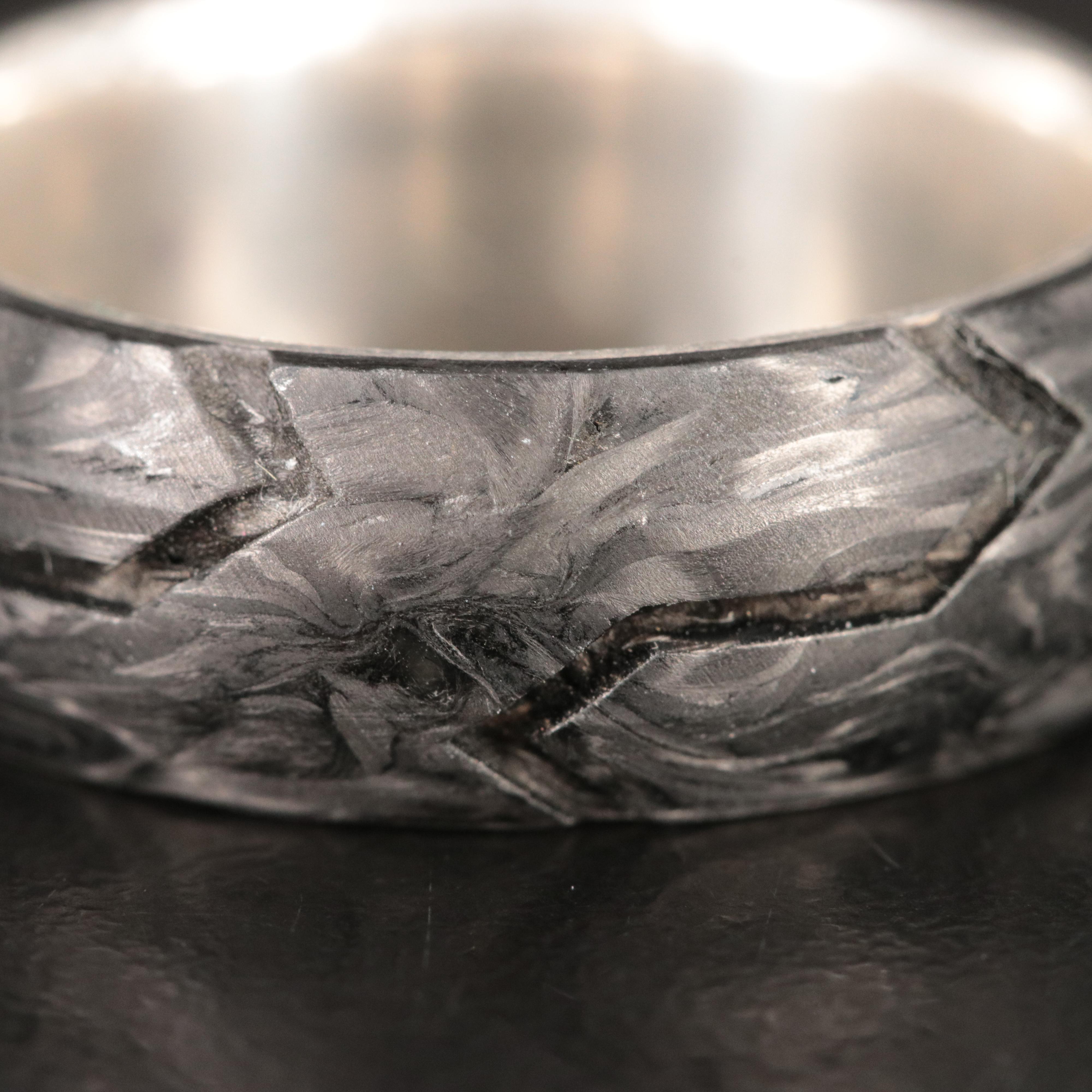 David Yurman Sterling Forged Carbon Band