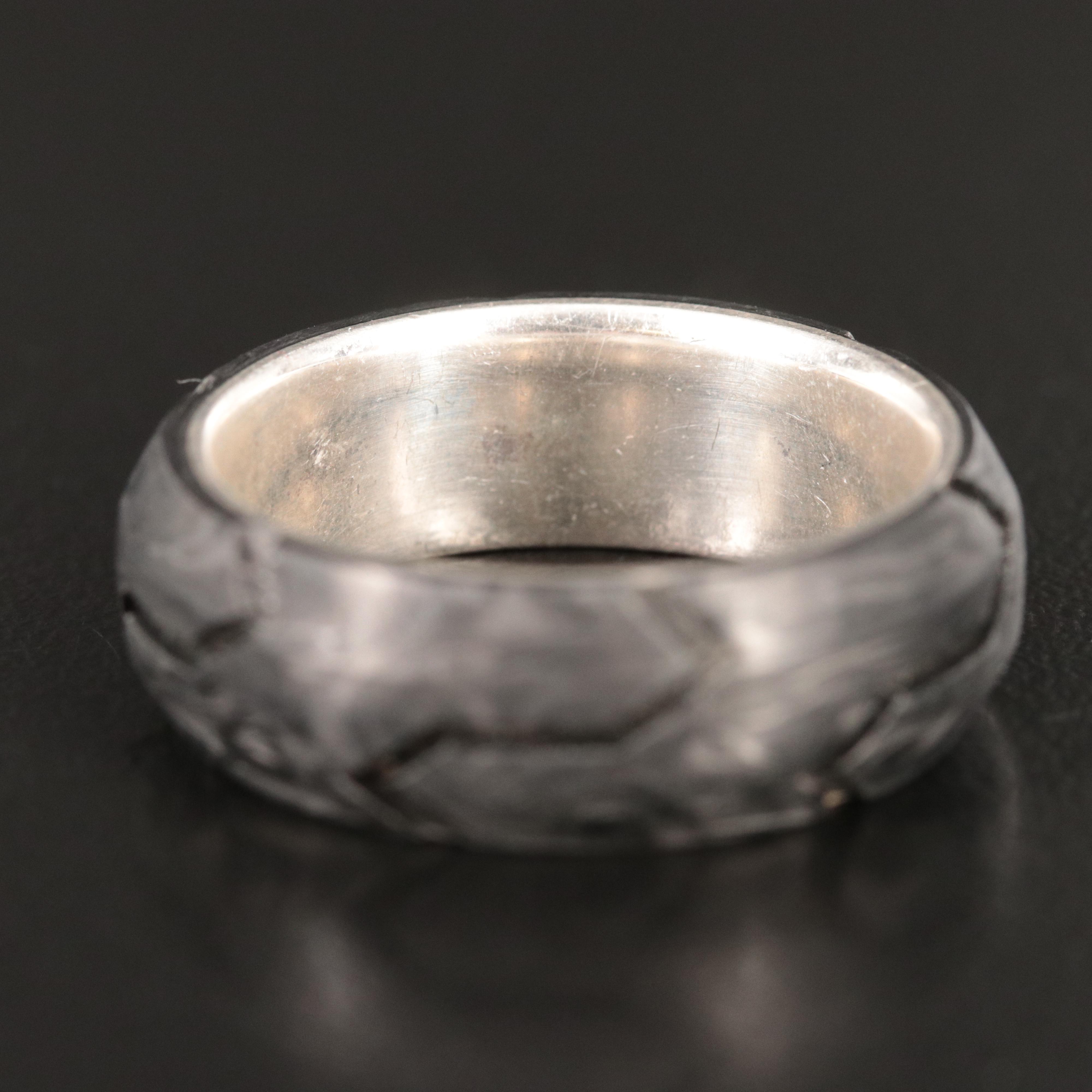 David Yurman Sterling Forged Carbon Band