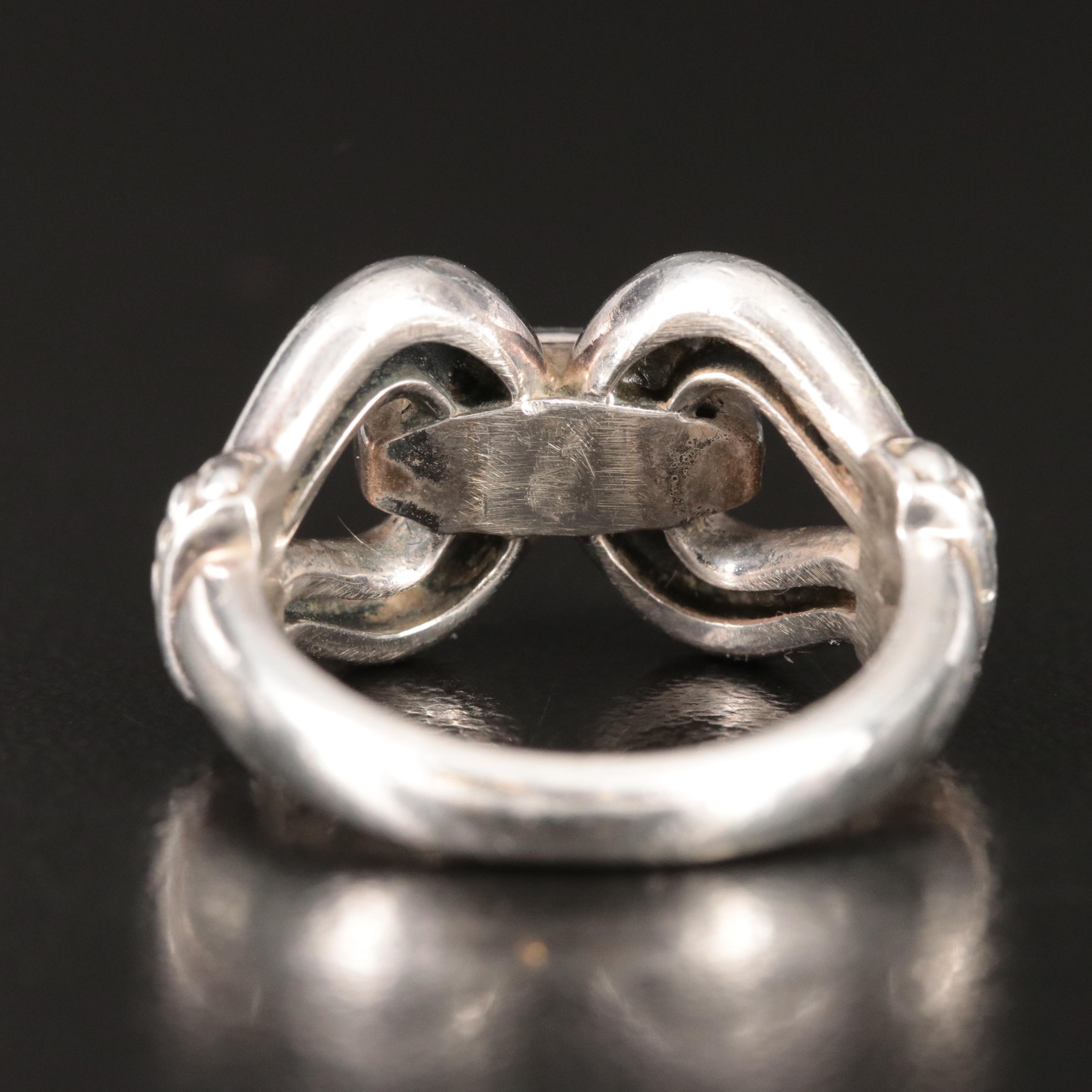 Lagos Derby Sterling Ring with Diamond Accents