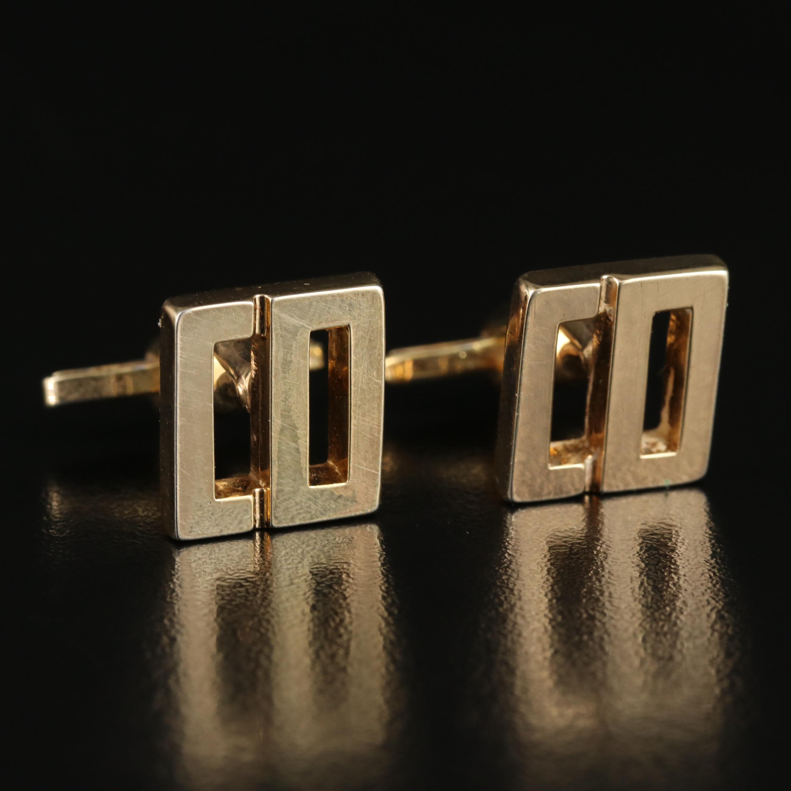 Christian Dior Logo Cufflink and Mario Valentino Pendant Necklace