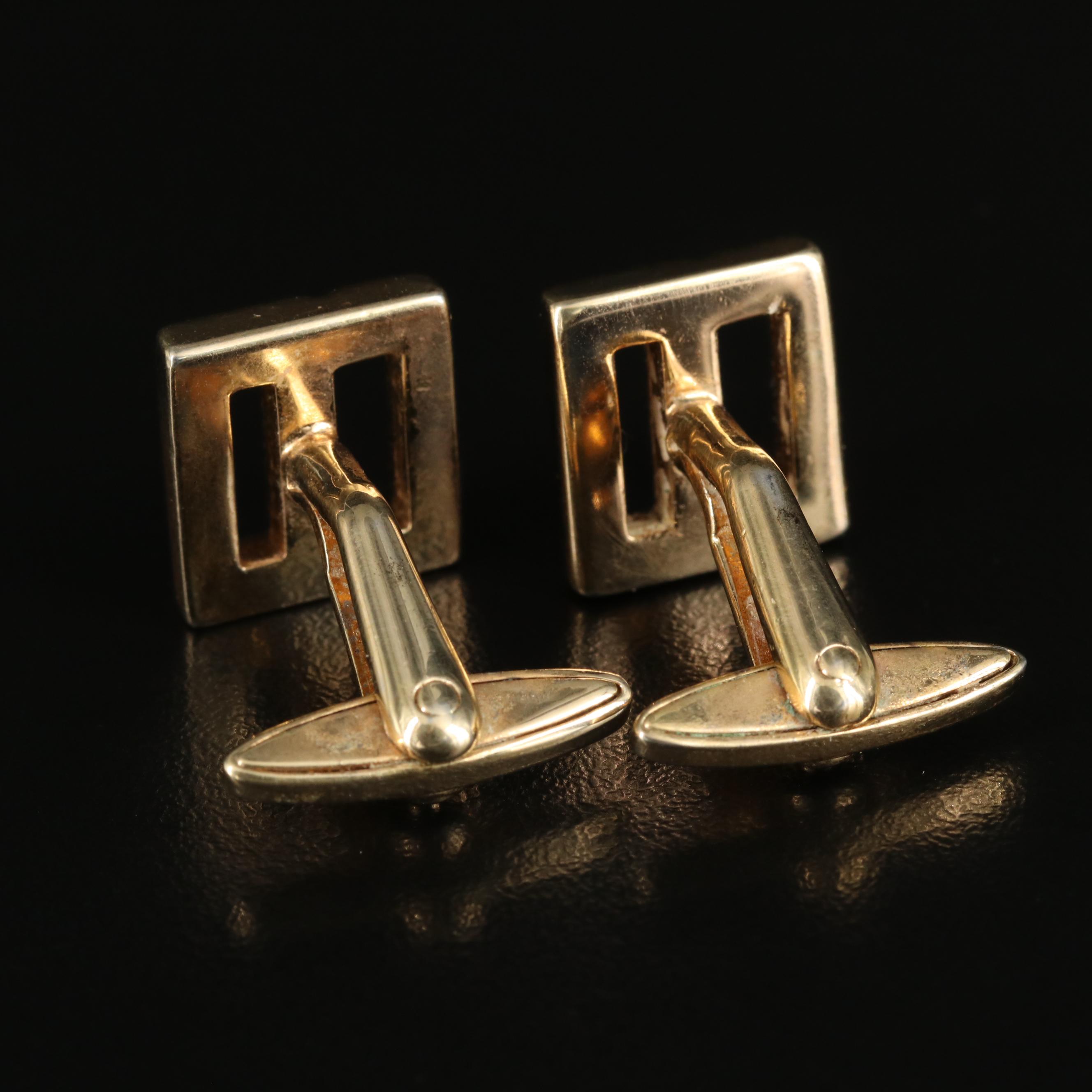 Christian Dior Logo Cufflink and Mario Valentino Pendant Necklace