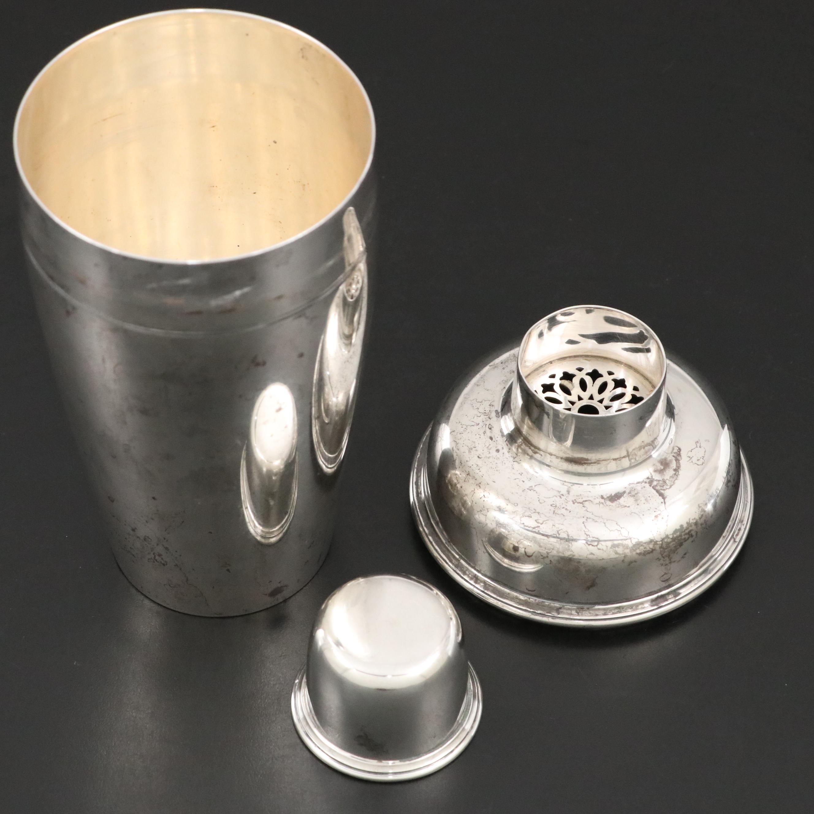 Tiffany & Co. Sterling Silver Two-Pint Cocktail Shaker, 1907–1947