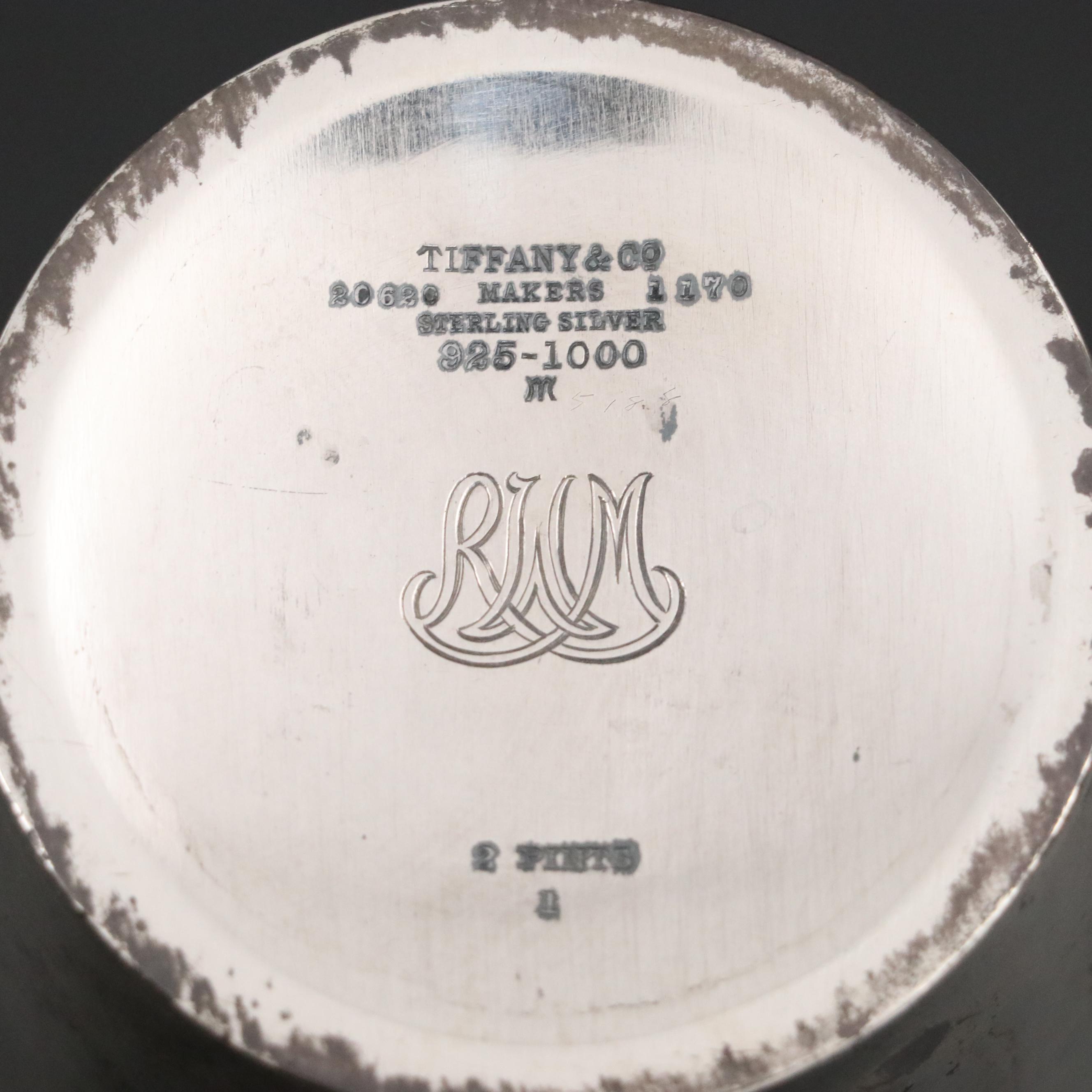 Tiffany & Co. Sterling Silver Two-Pint Cocktail Shaker, 1907–1947