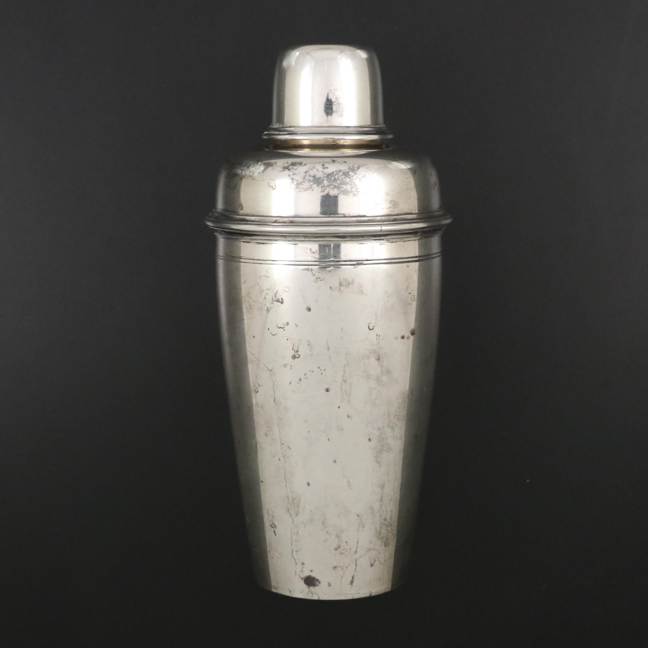 Tiffany & Co. Sterling Silver Two-Pint Cocktail Shaker, 1907–1947