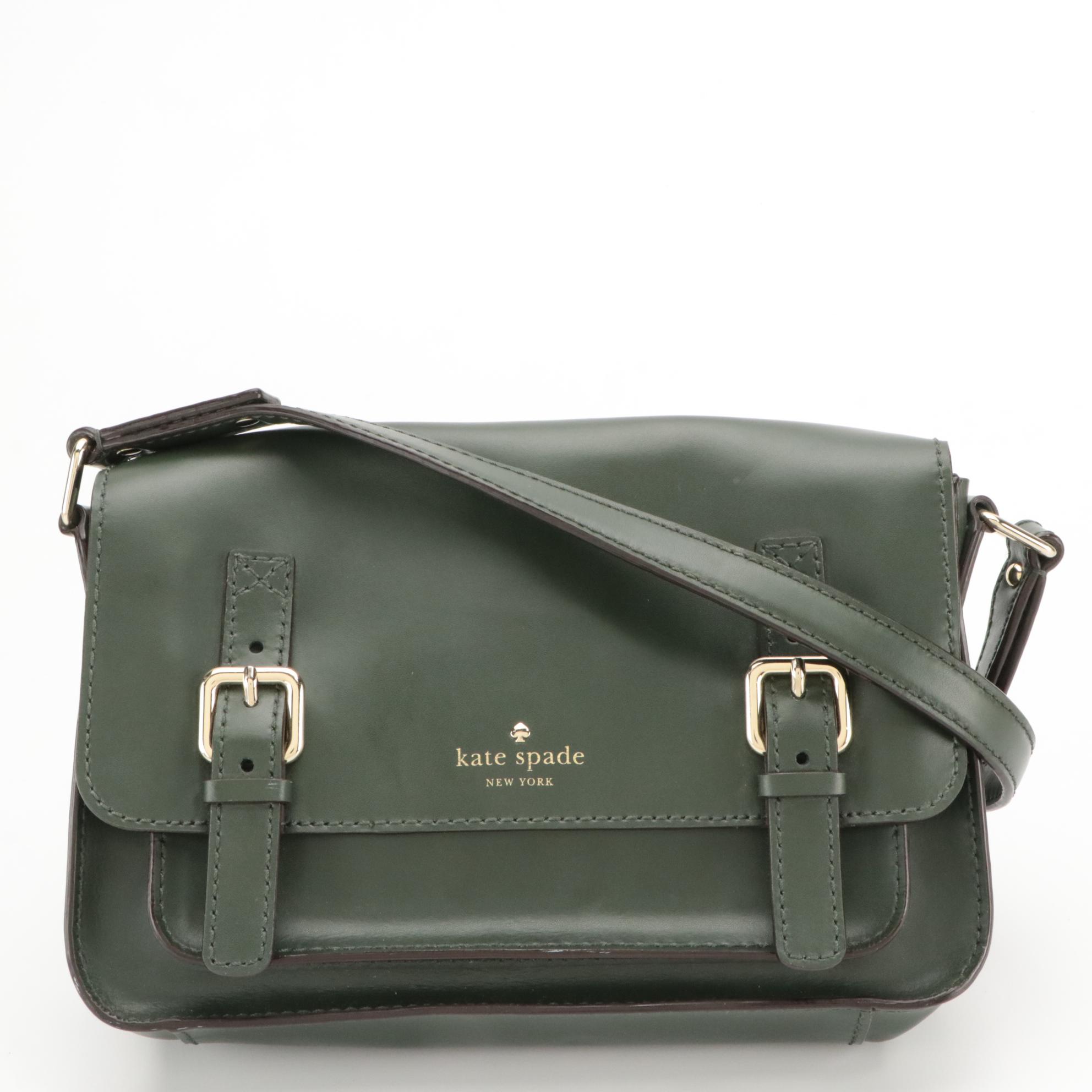 Kate Spade Essex Scout Messenger Bag and Talbots Two-Way Wicker Bag