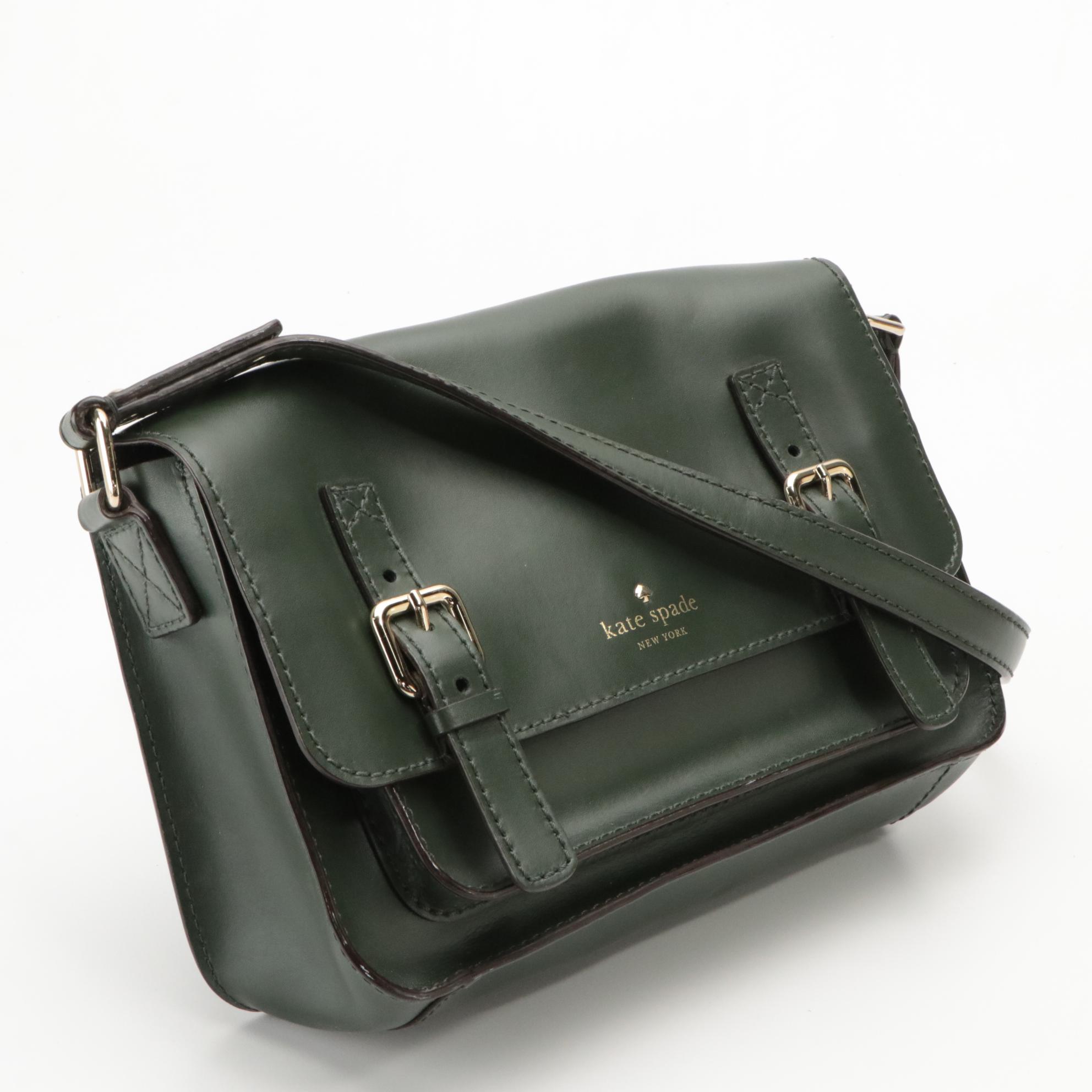 Kate Spade Essex Scout Messenger Bag and Talbots Two-Way Wicker Bag