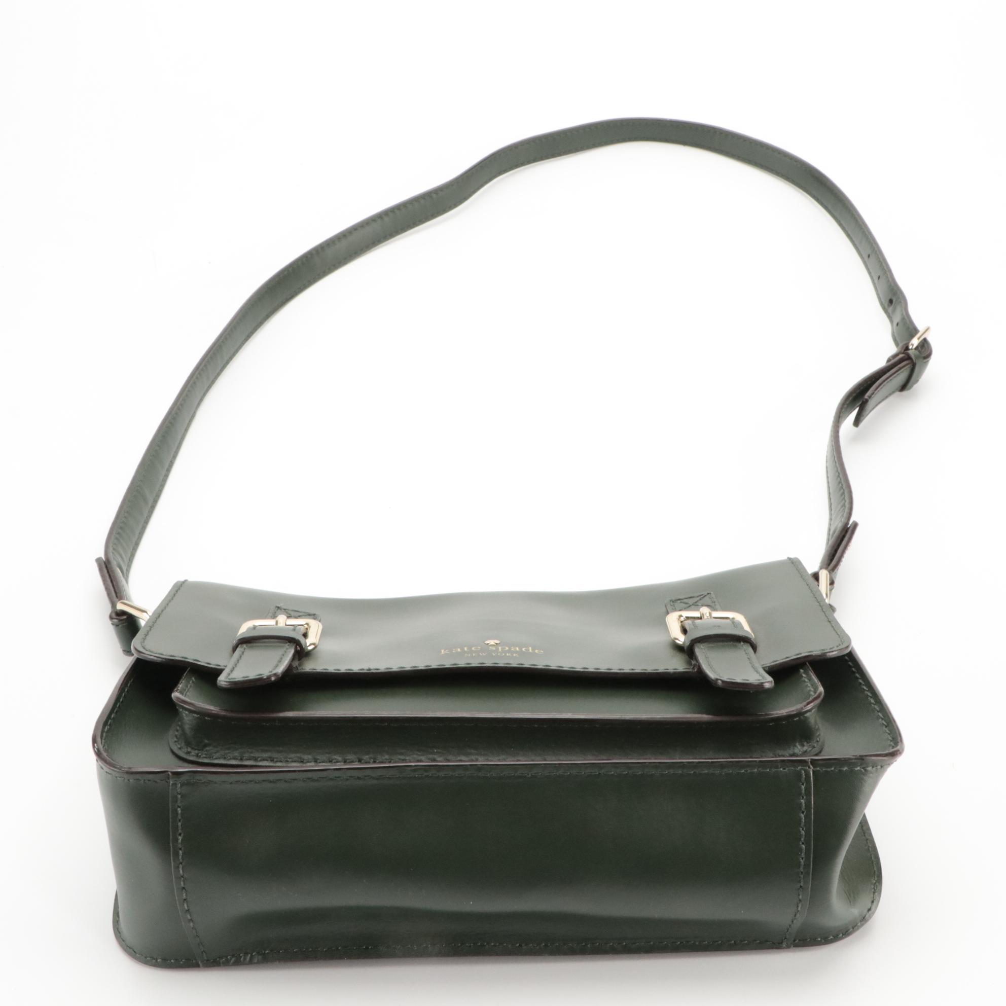 Kate Spade Essex Scout Messenger Bag and Talbots Two-Way Wicker Bag