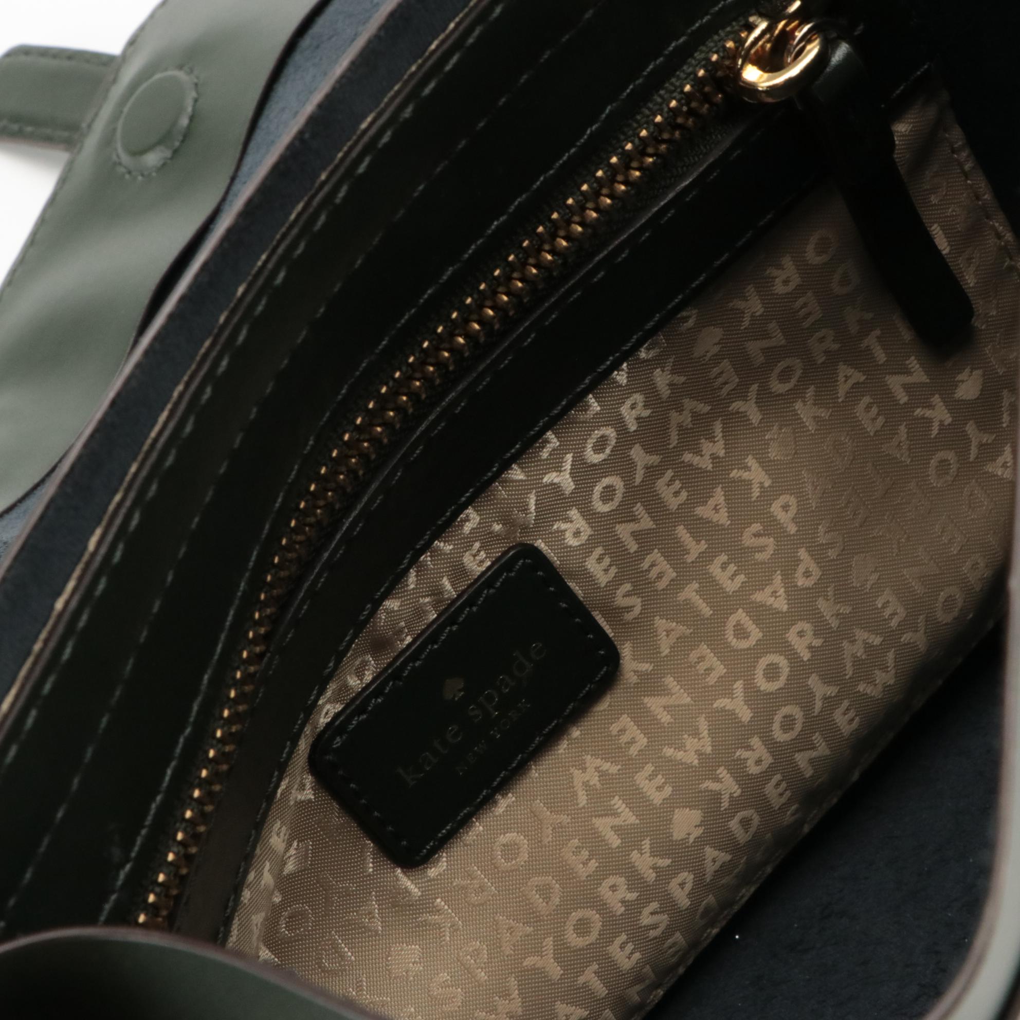 Kate Spade Essex Scout Messenger Bag and Talbots Two-Way Wicker Bag