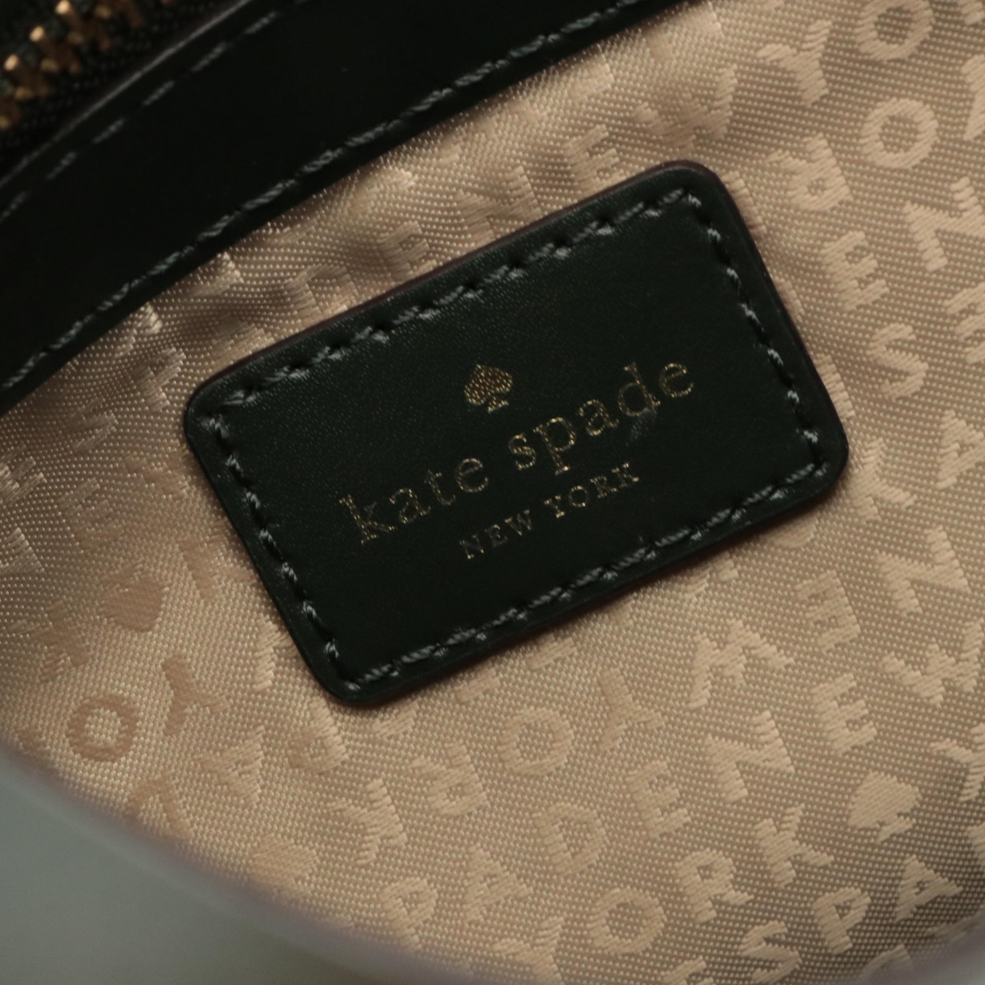 Kate Spade Essex Scout Messenger Bag and Talbots Two-Way Wicker Bag