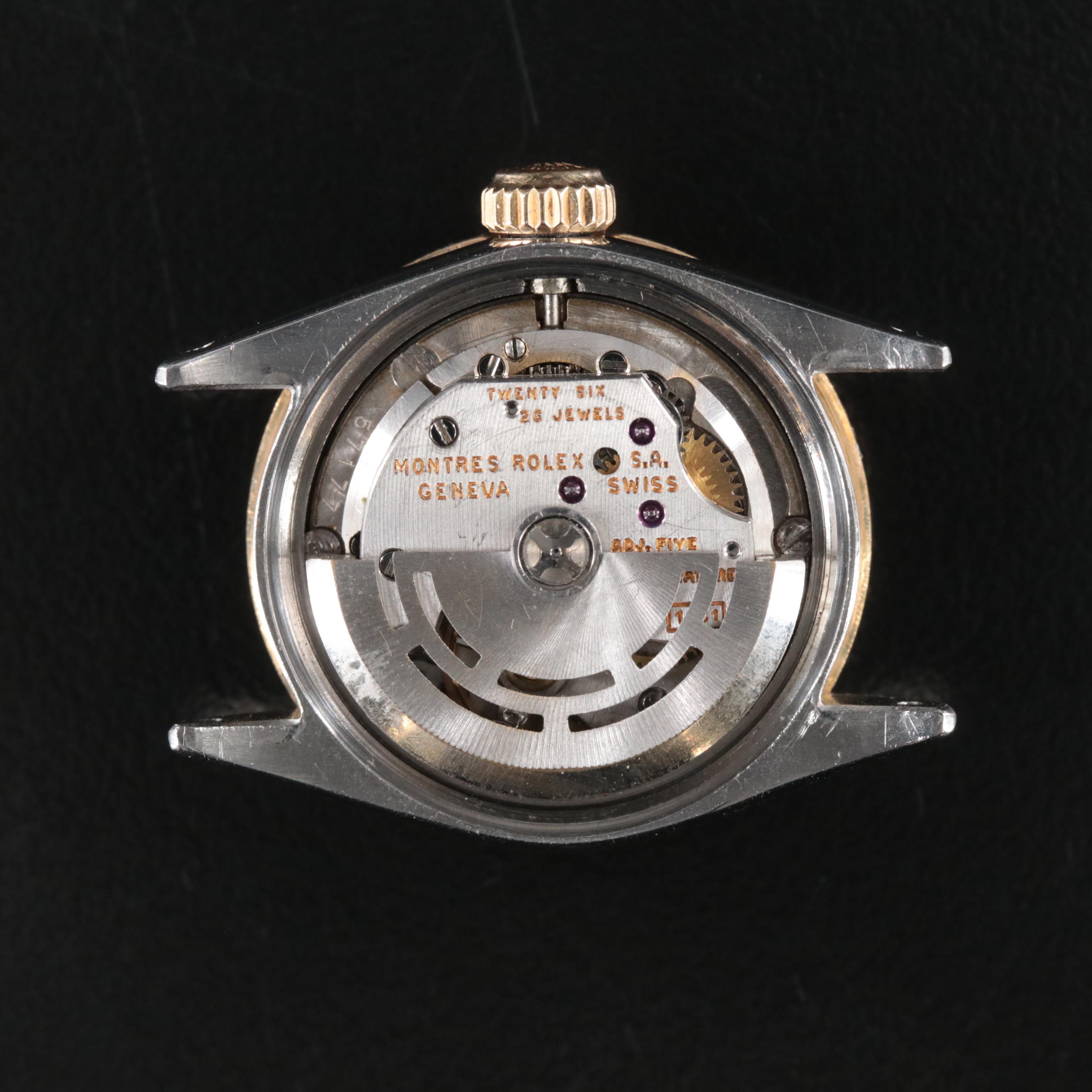 1966 Rolex Lady-Date Custom Diamond Dial 26MM Automatic Watch