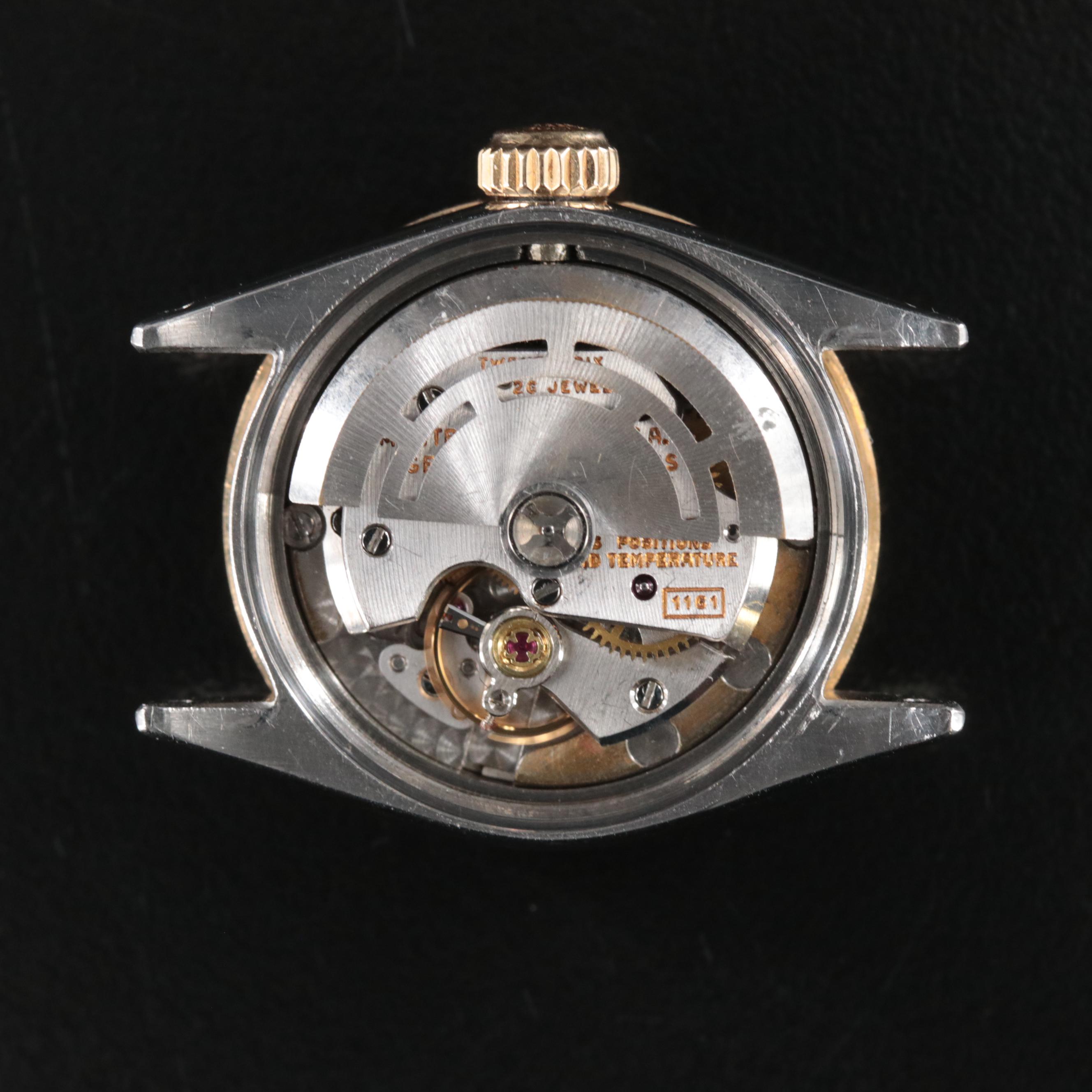 1966 Rolex Lady-Date Custom Diamond Dial 26MM Automatic Watch