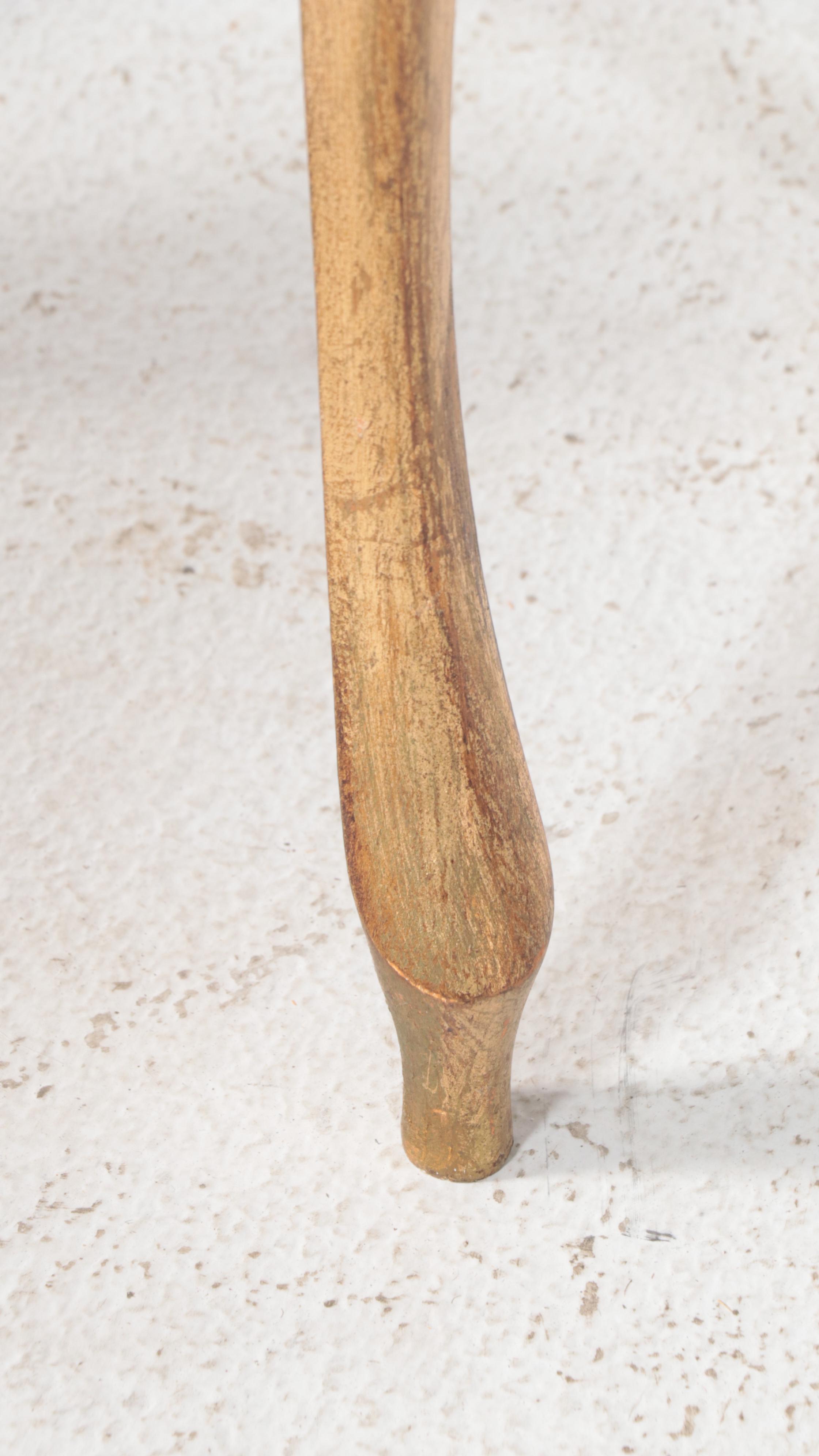 Set of Three Neiman Marcus Italian Cream-Painted and Parcel-Gilt Nesting Tables