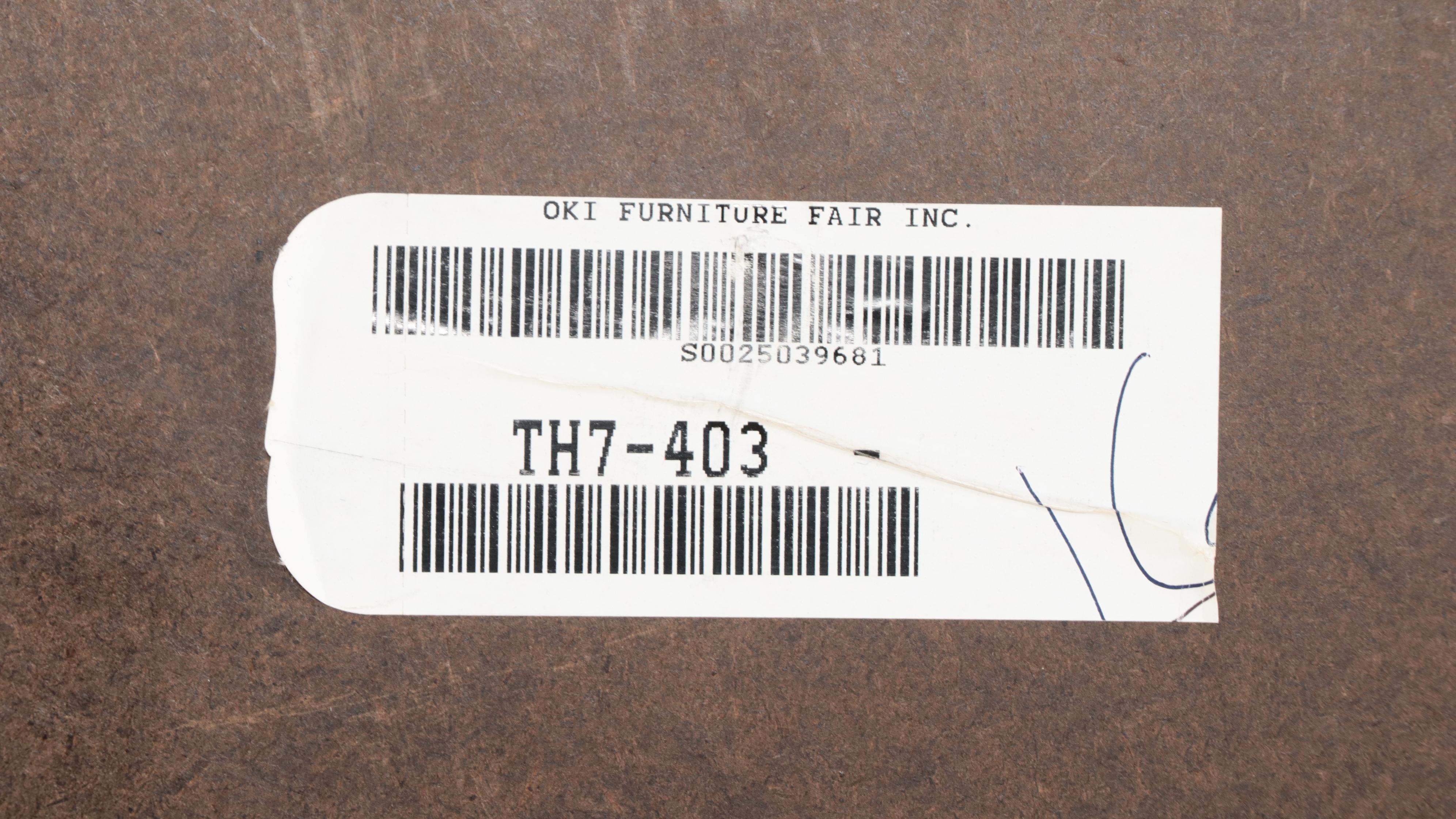 Thomasville French Provincial Style Oak, Elm, and Line-Inlaid Display Cabinet