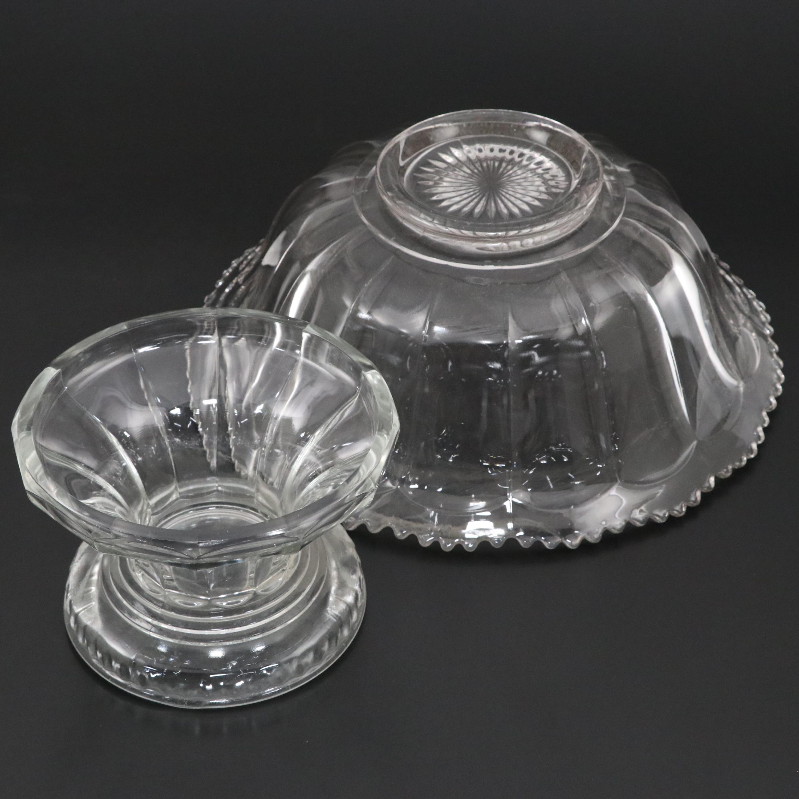 Indiana Glass Punch Bowl with Punch Cups