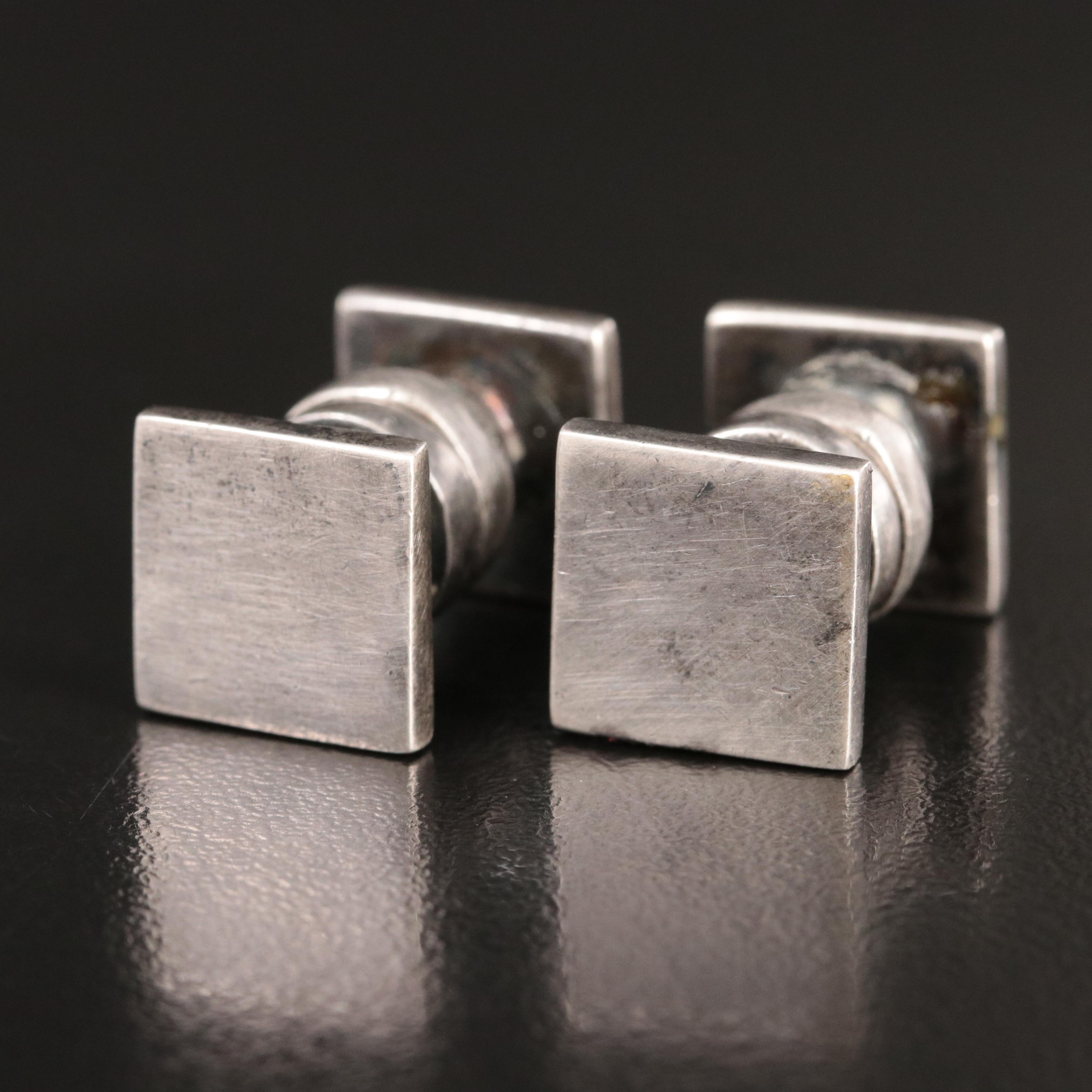 Prada Sterling Cufflinks