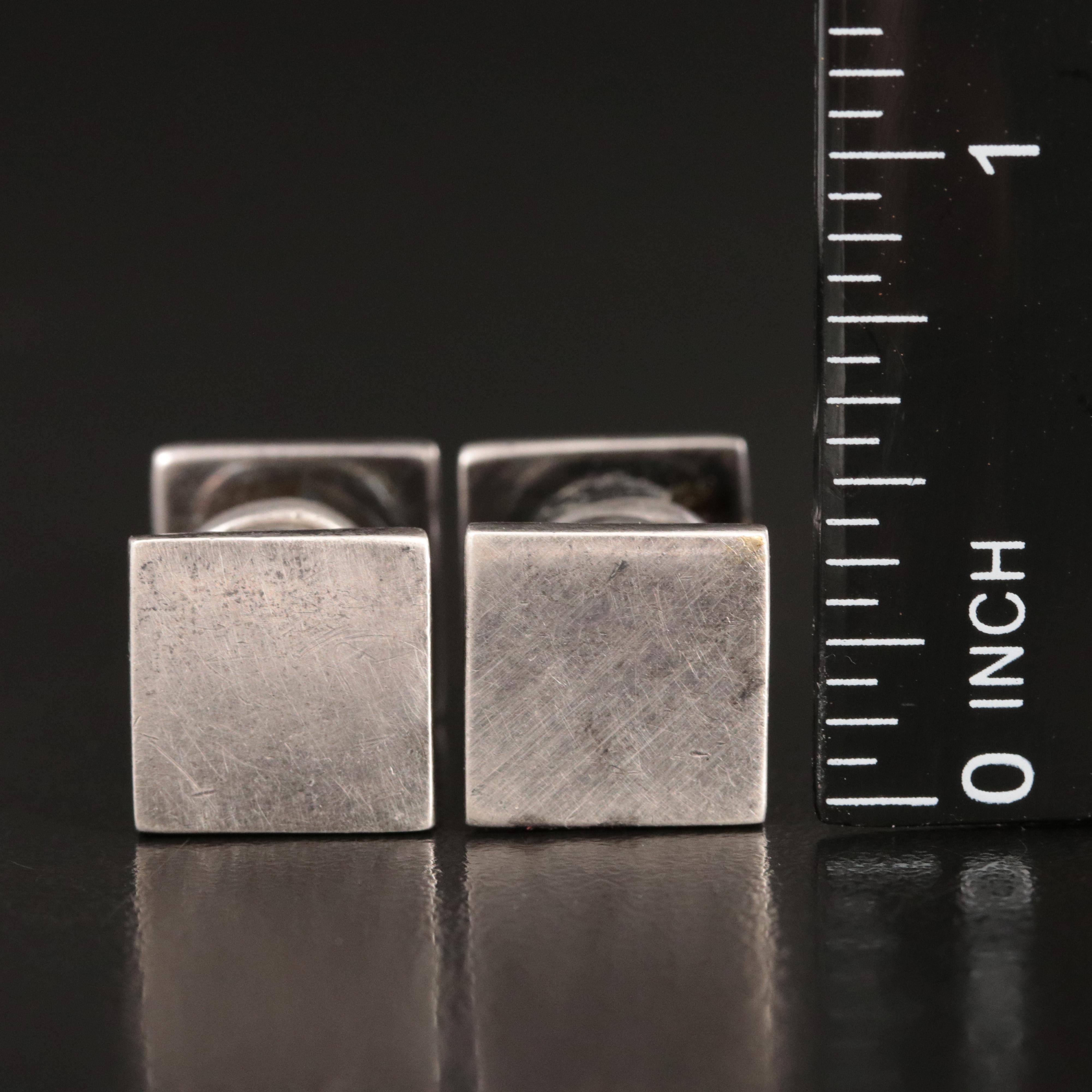 Prada Sterling Cufflinks