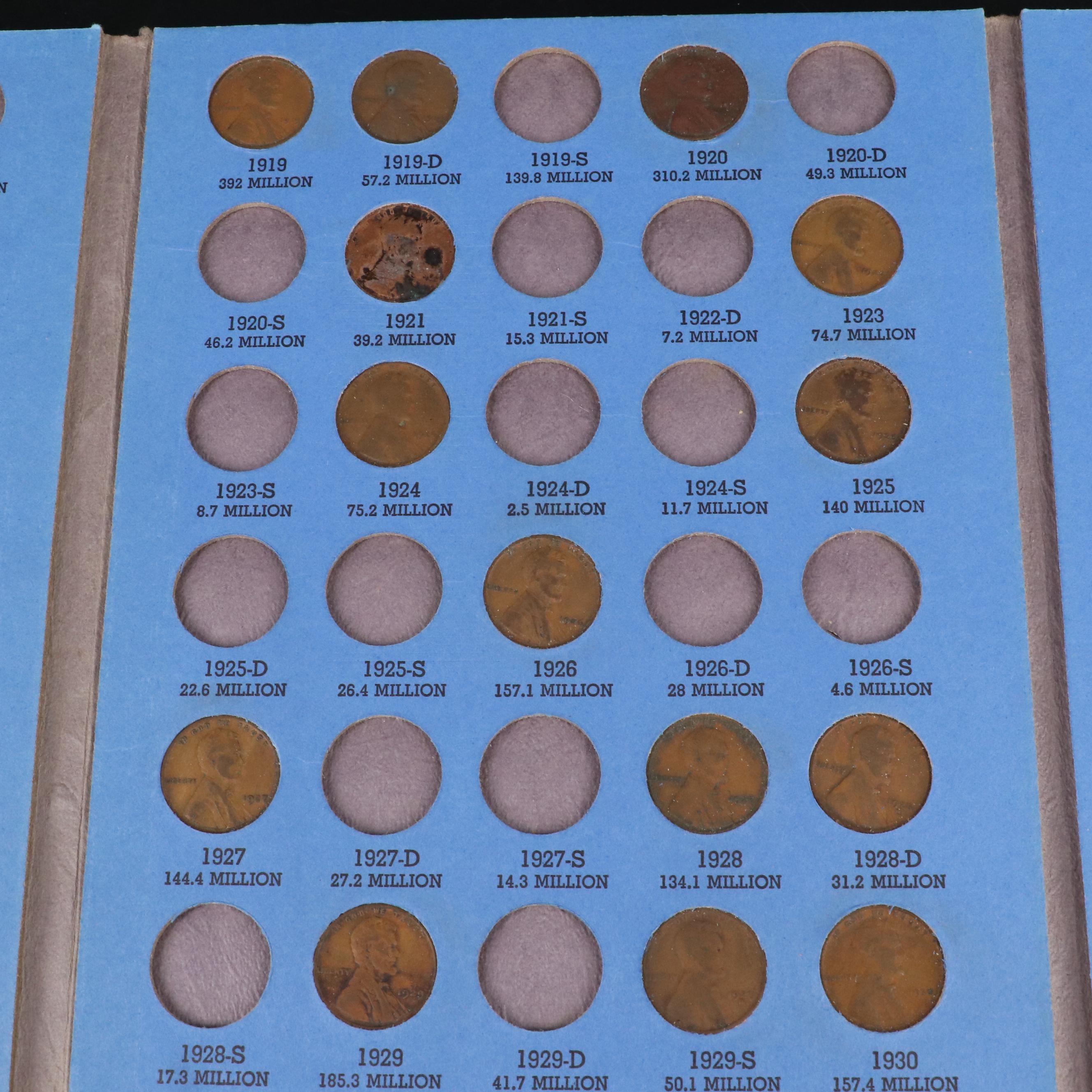 Three Whitman Folders with American Coins Including Buffalo Nickels