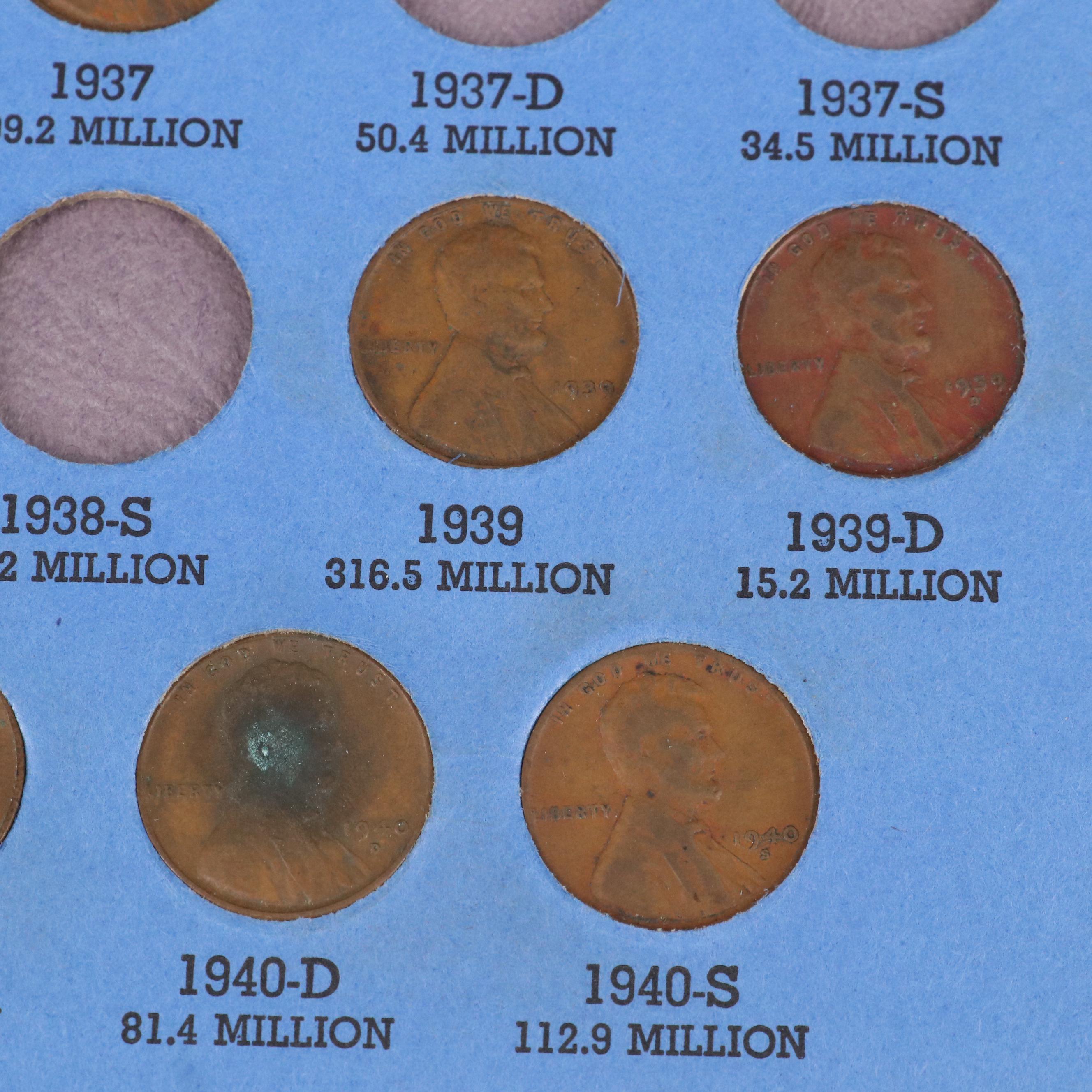 Three Whitman Folders with American Coins Including Buffalo Nickels