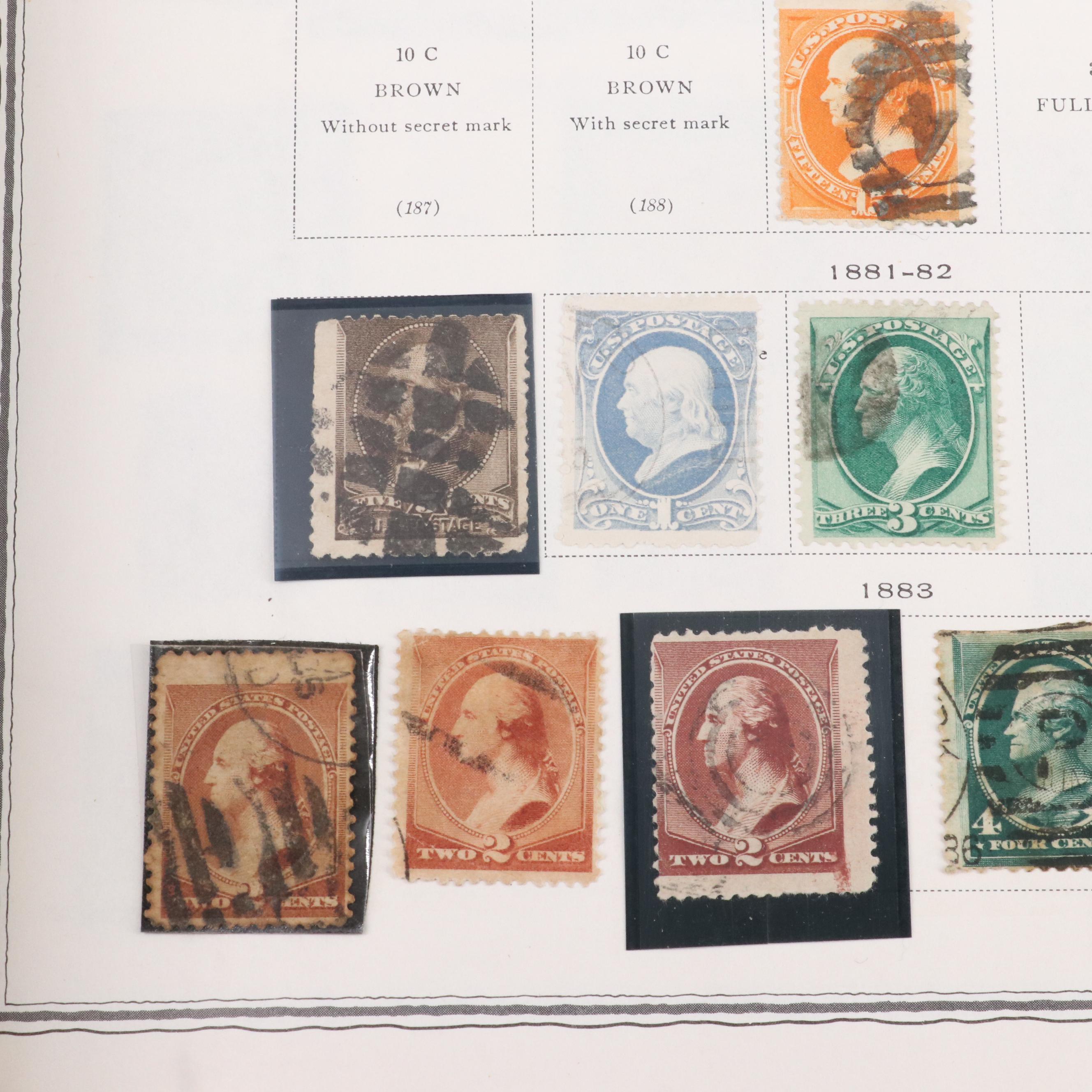 "Scott's Minuteman Album" U.S. Postage Stamp Album, 1851 to 1975