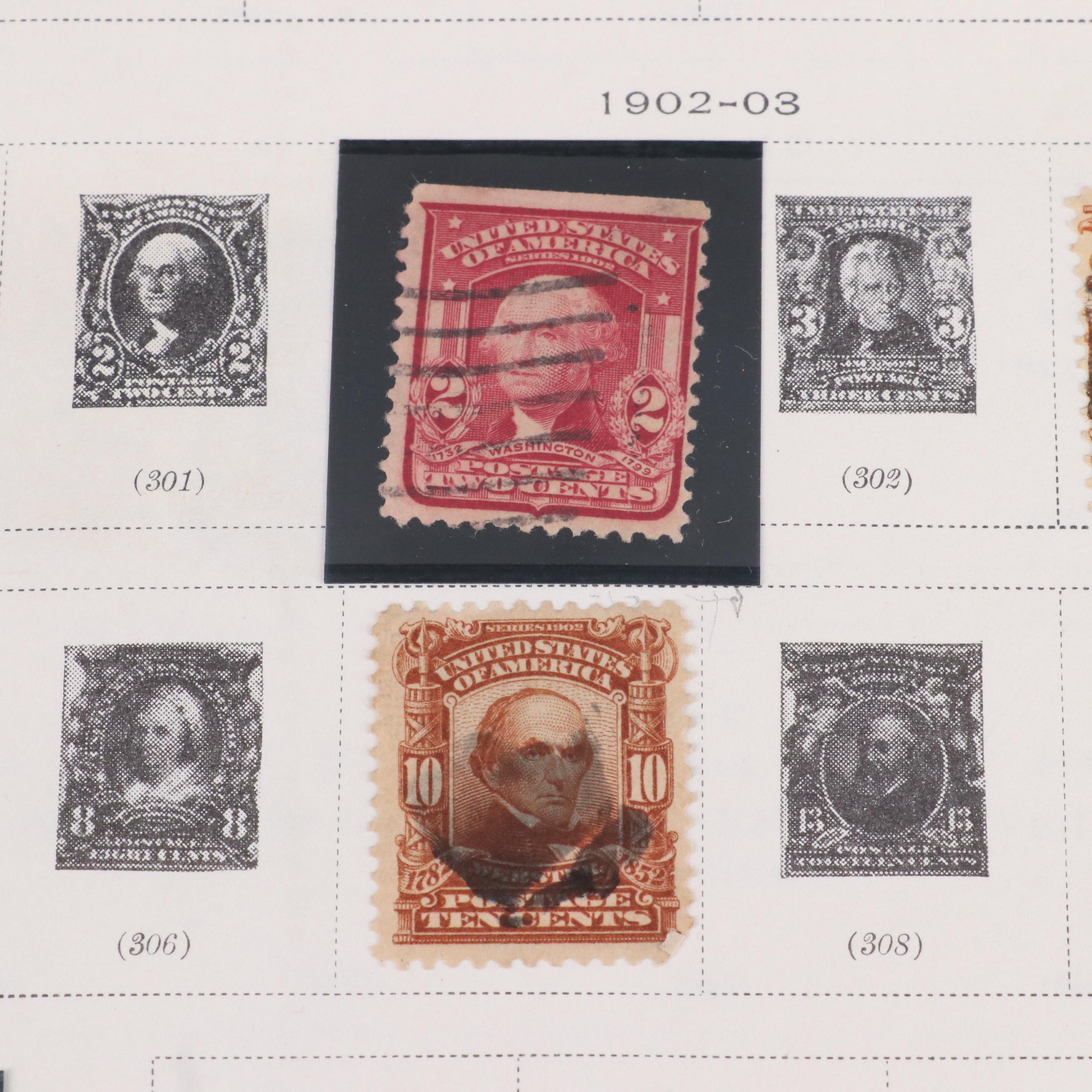 "Scott's Minuteman Album" U.S. Postage Stamp Album, 1851 to 1975