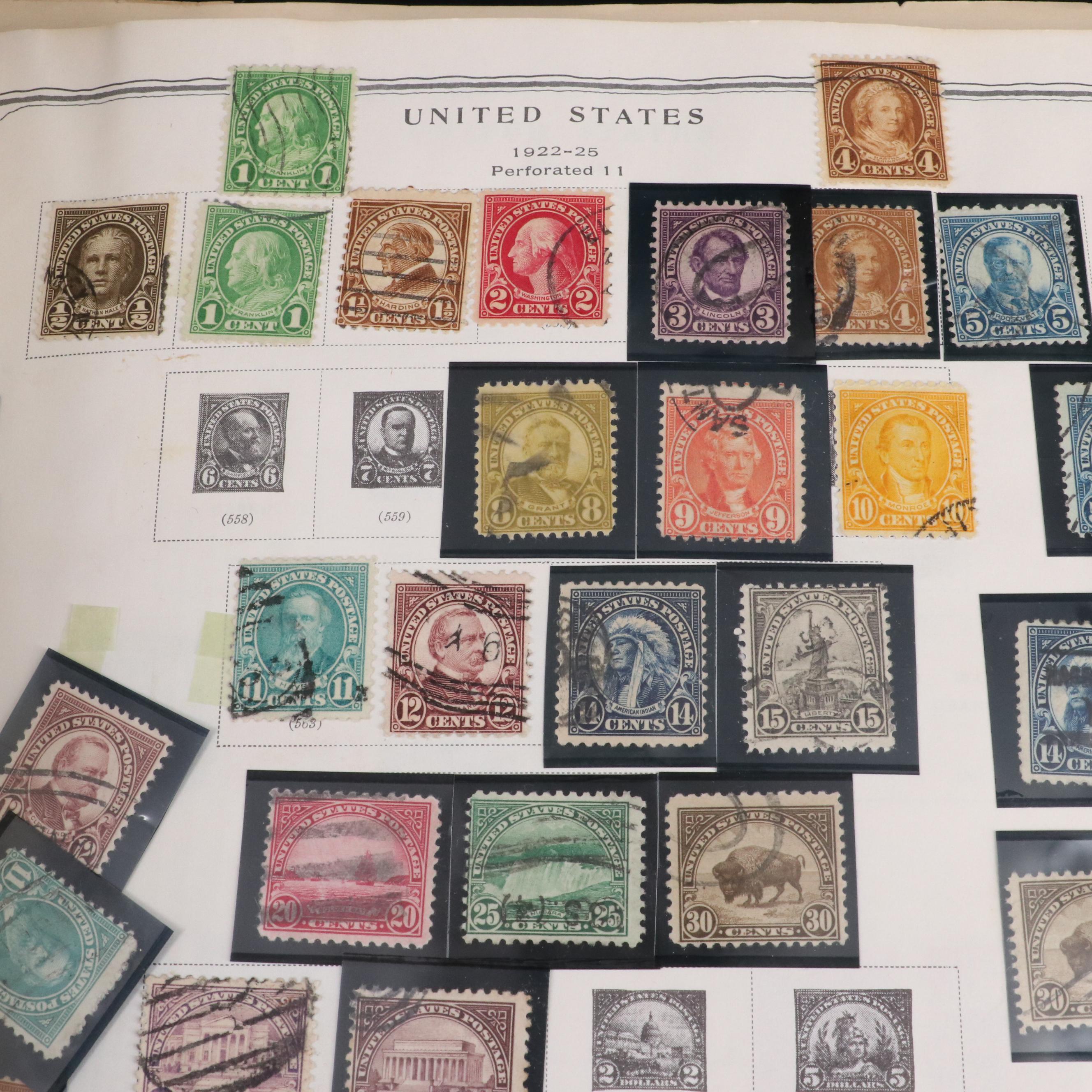 "Scott's Minuteman Album" U.S. Postage Stamp Album, 1851 to 1975