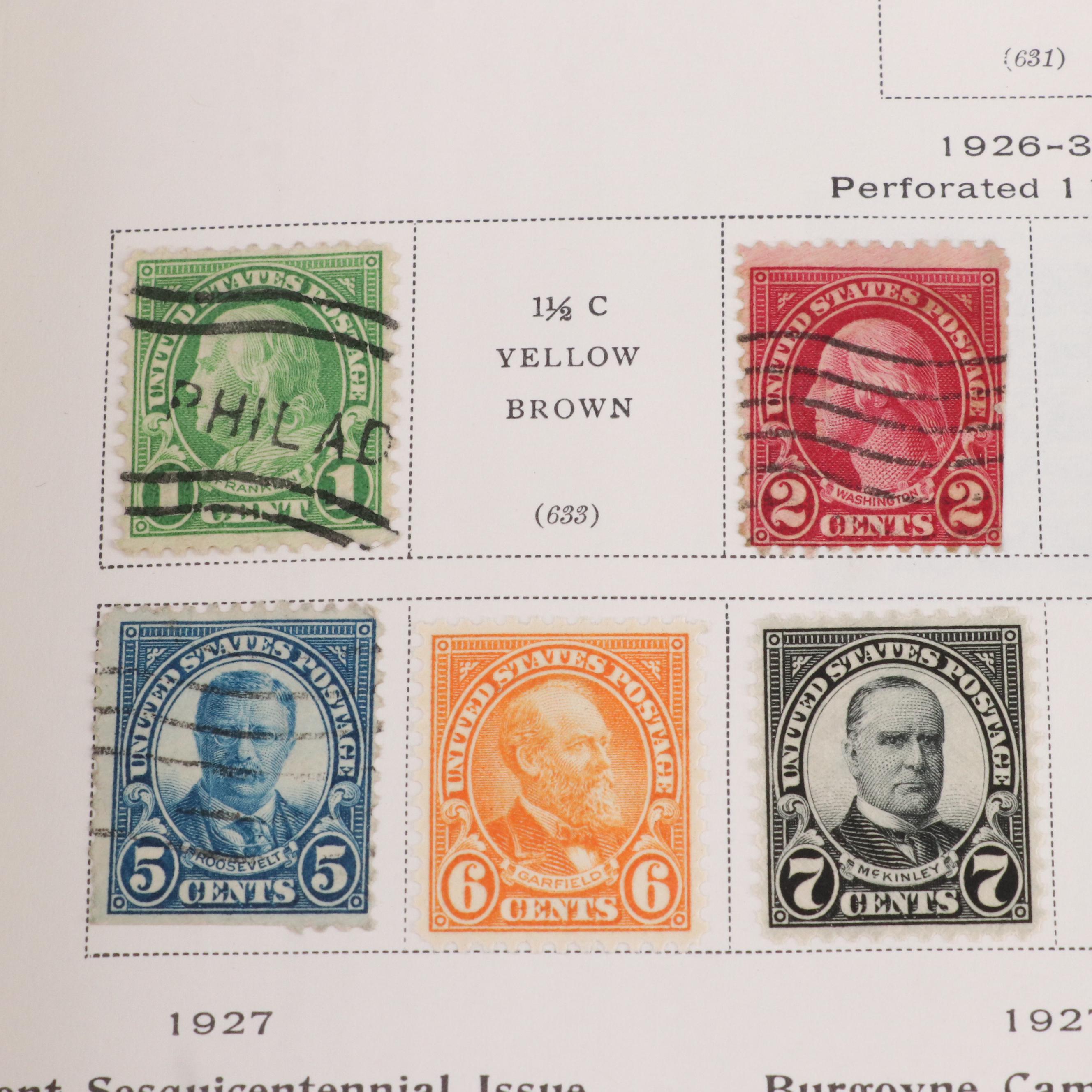 "Scott's Minuteman Album" U.S. Postage Stamp Album, 1851 to 1975