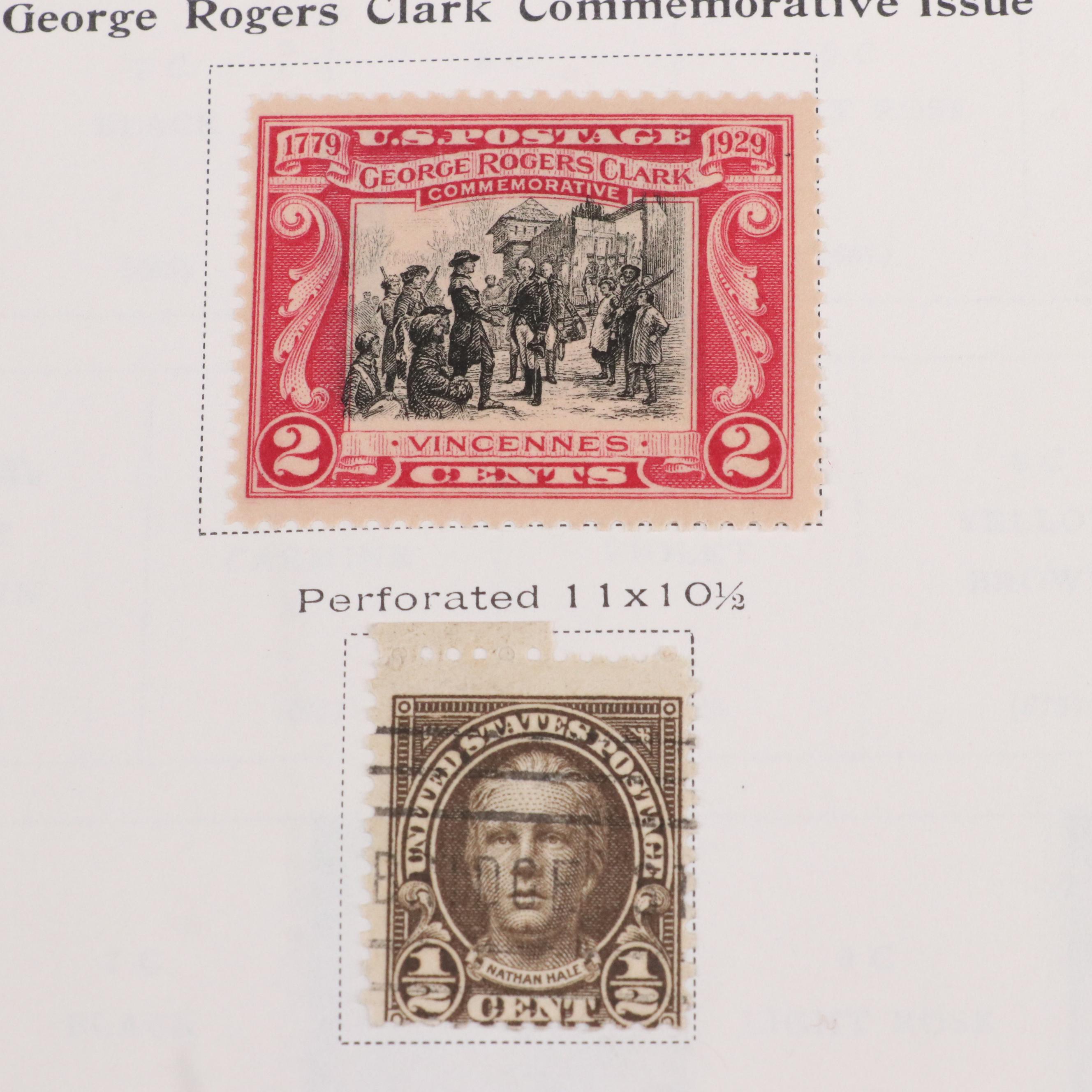 "Scott's Minuteman Album" U.S. Postage Stamp Album, 1851 to 1975