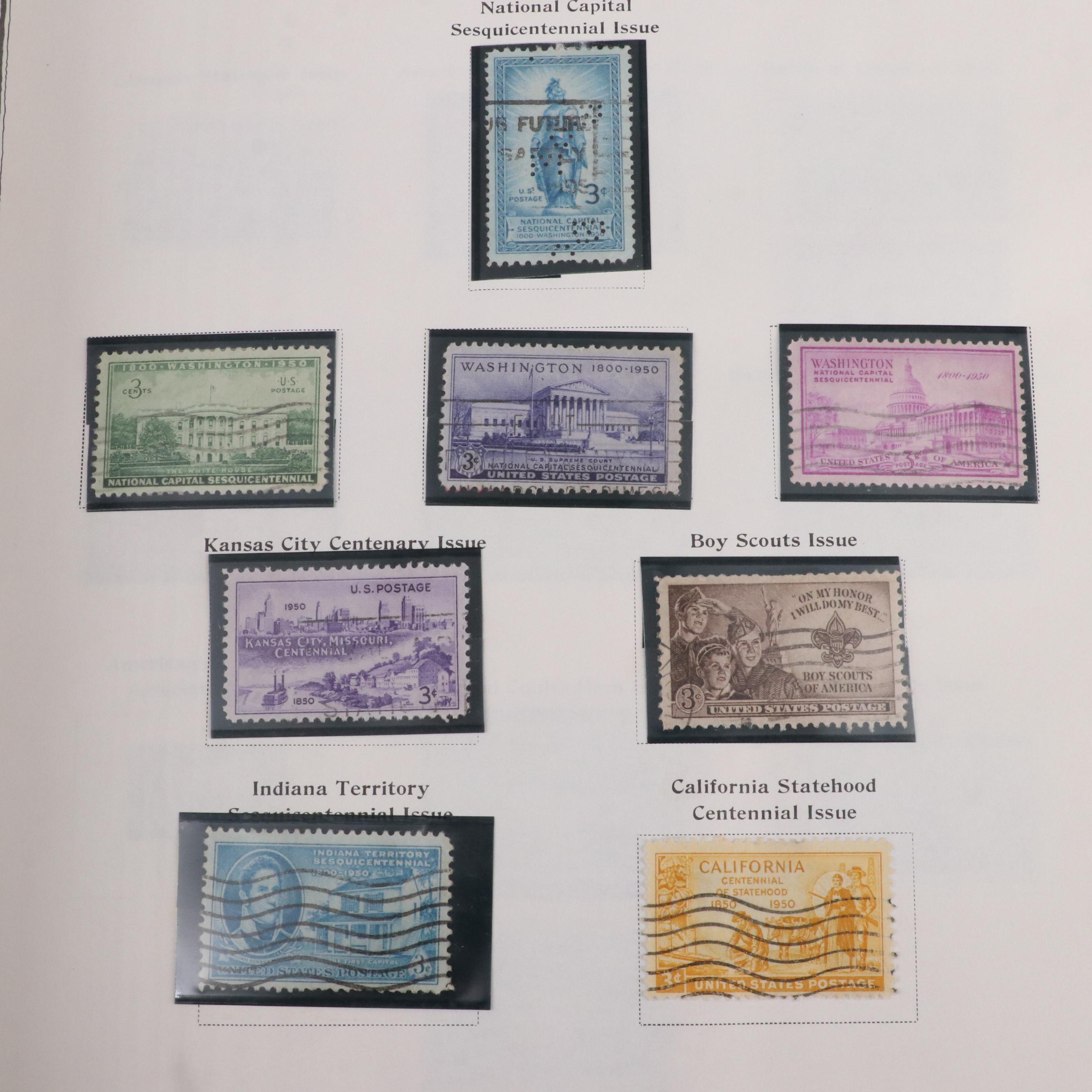 "Scott's Minuteman Album" U.S. Postage Stamp Album, 1851 to 1975