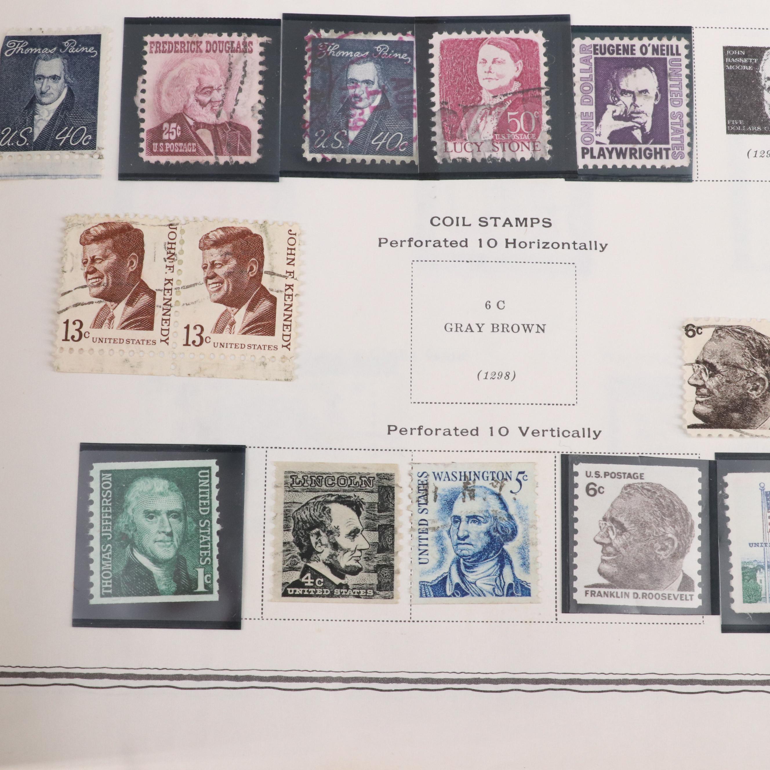 "Scott's Minuteman Album" U.S. Postage Stamp Album, 1851 to 1975