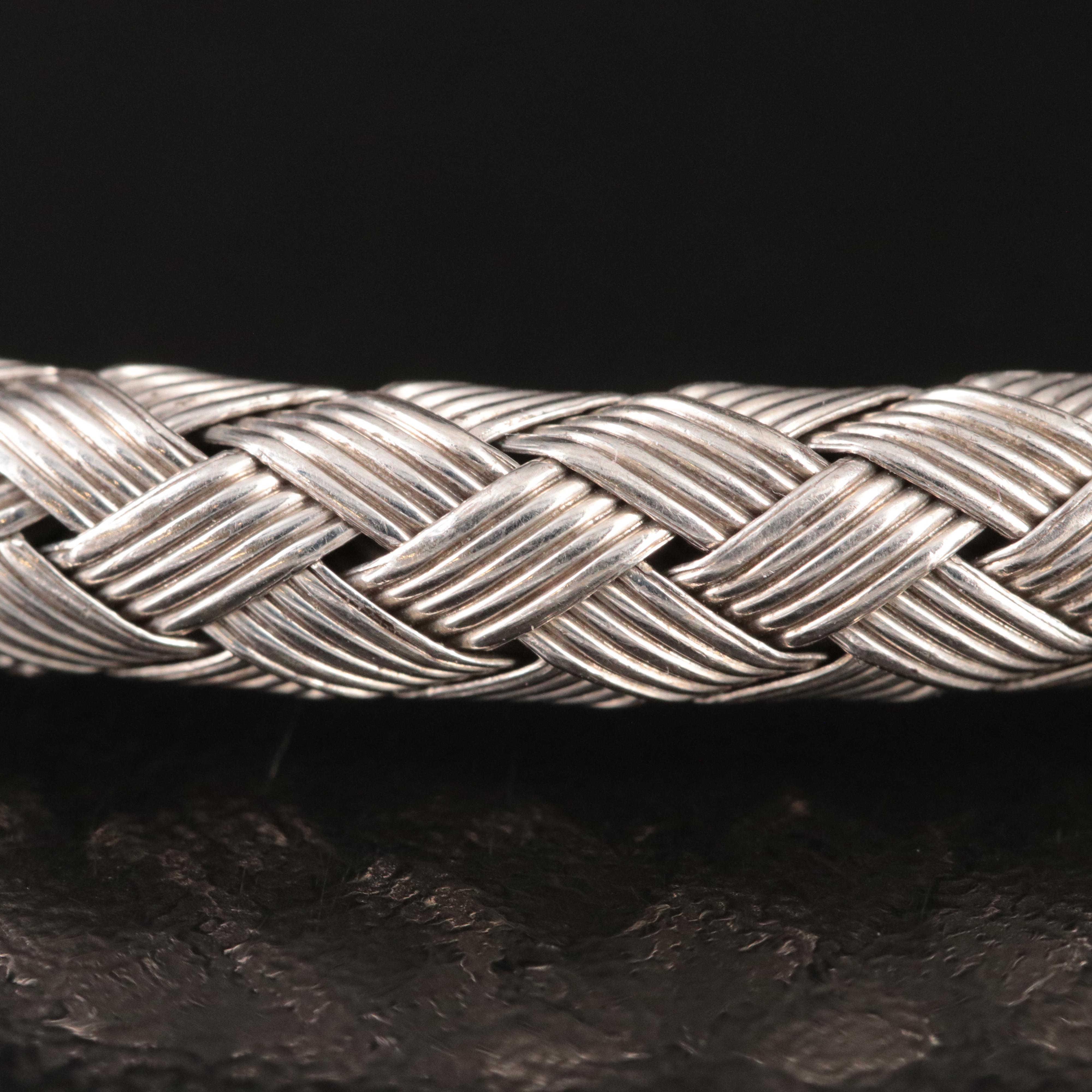 Roberto Coin 'The Fifth Season' Sterling Woven Bangle Bracelet