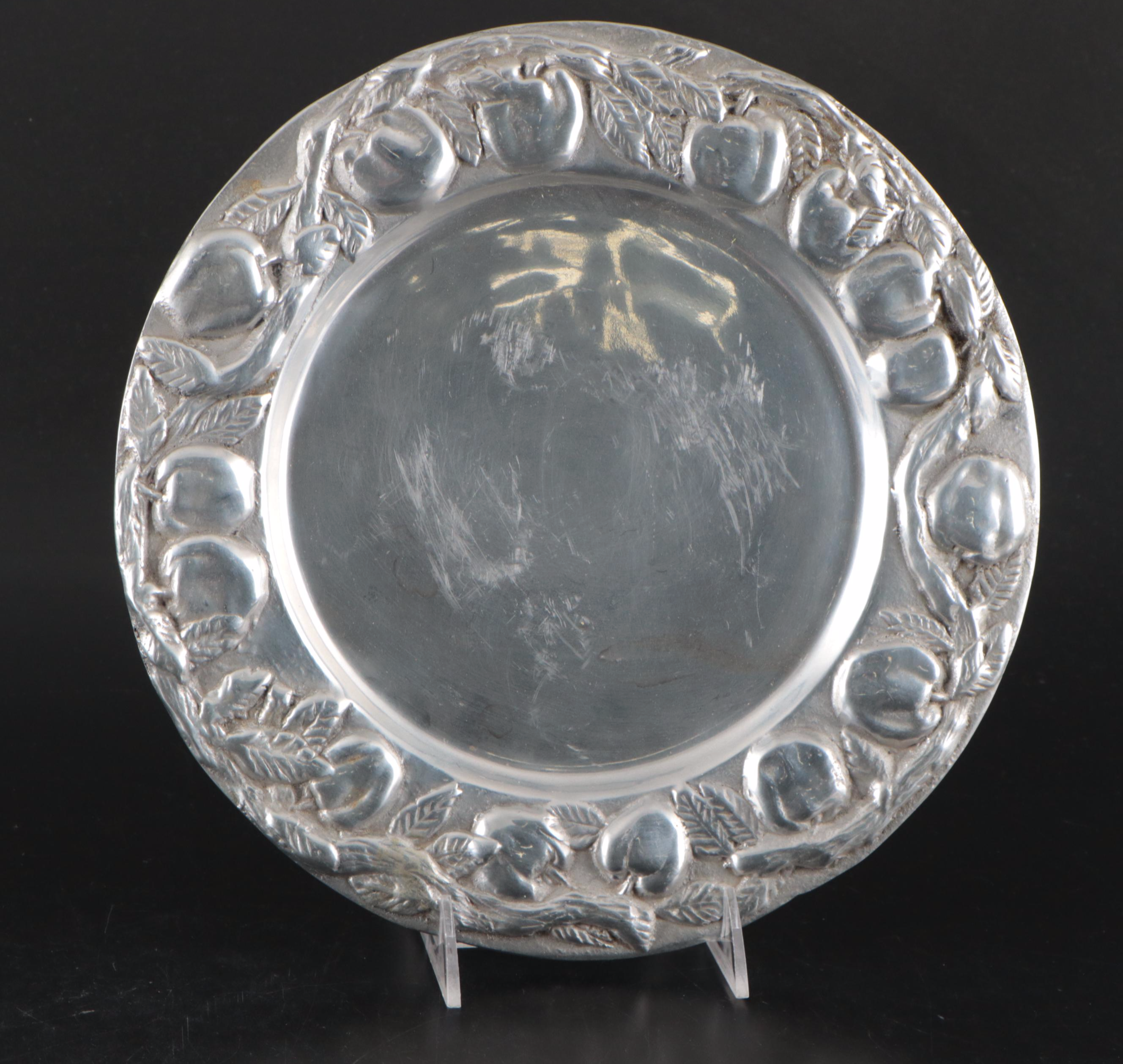 Metal Platters, Relish Dish, Easel and More