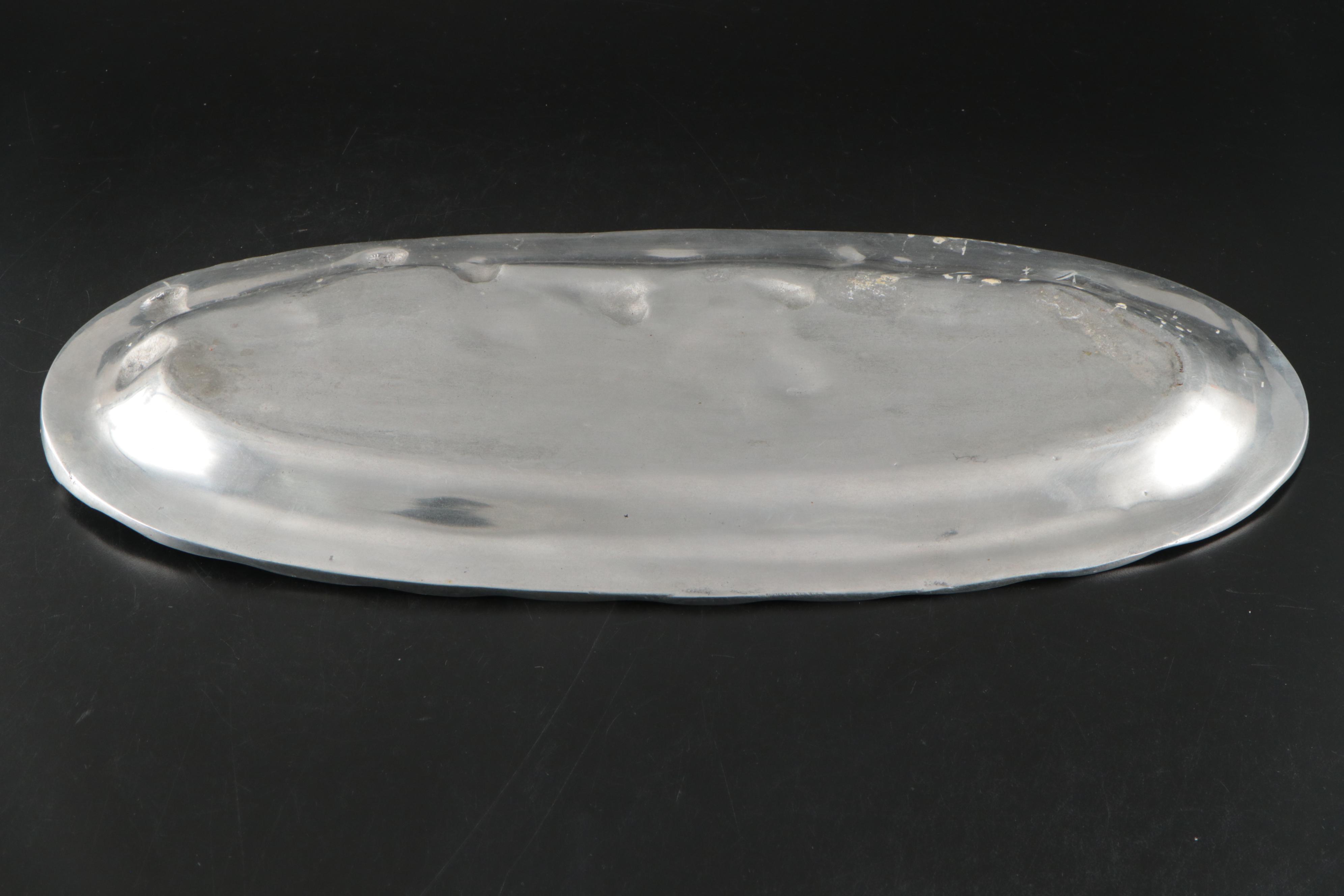 Metal Platters, Relish Dish, Easel and More