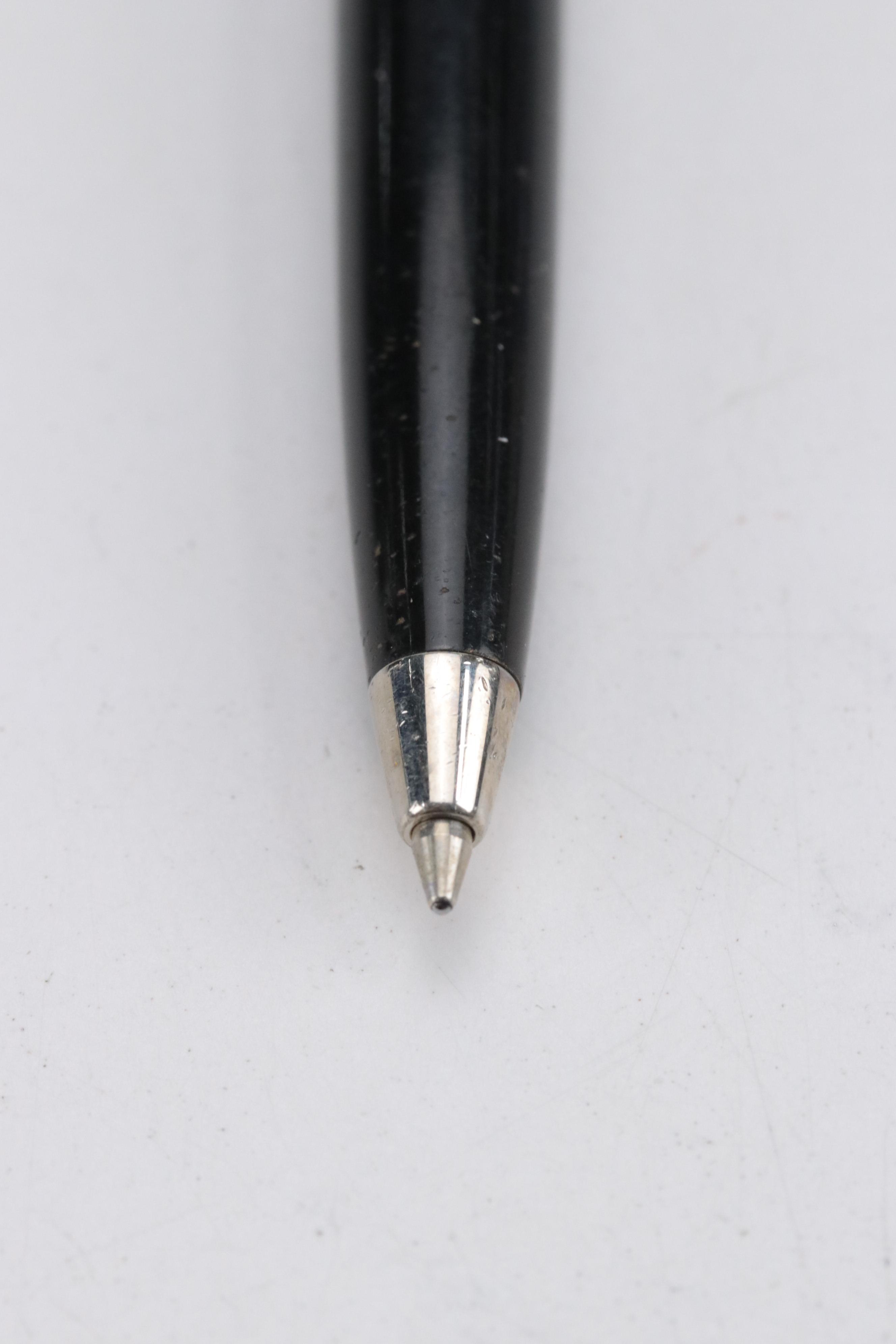 Waterman "Expert" Blue Marble Laquer Ballpoint Pen with Other Pens