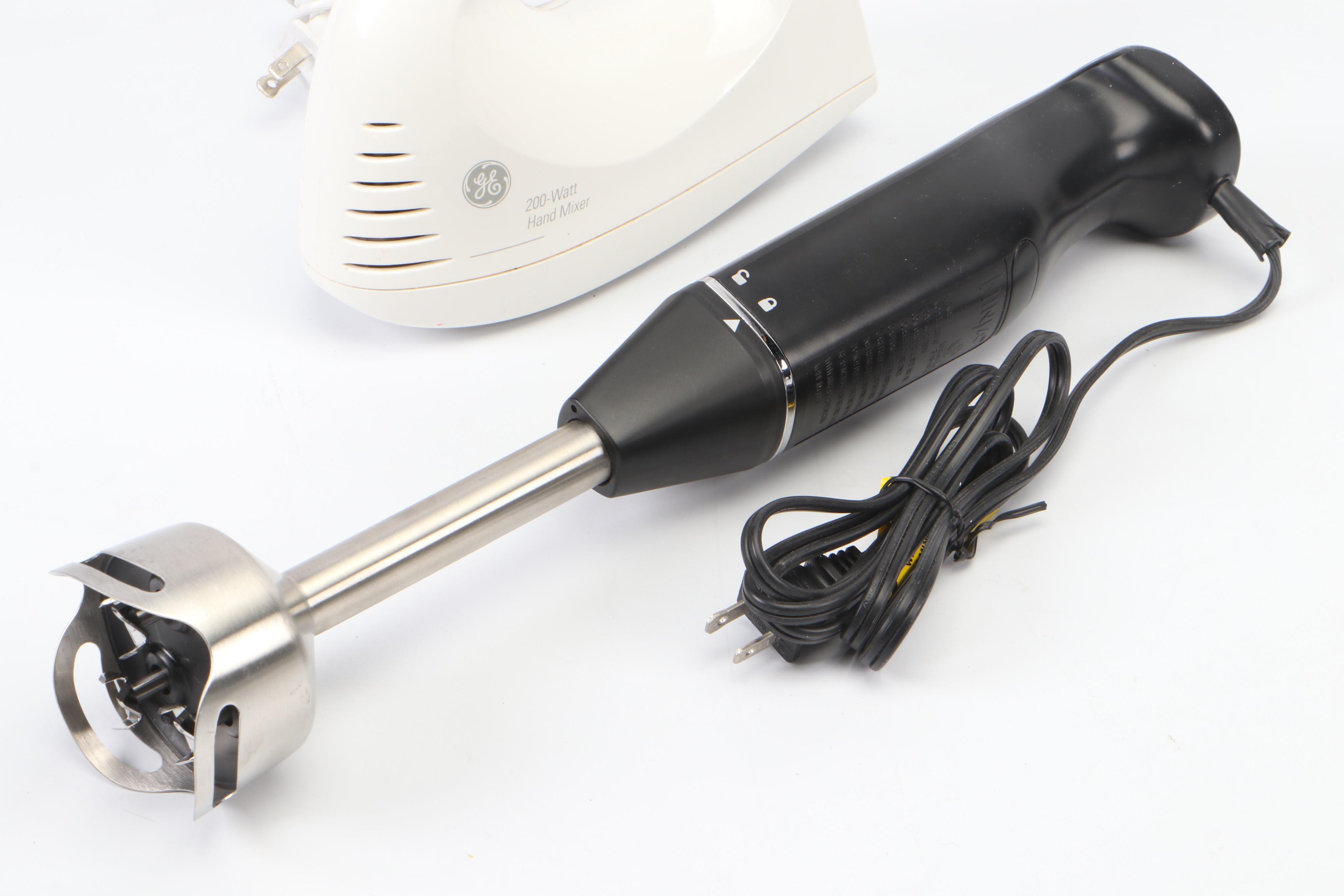 General Electric Hand Mixer with Ninja and Braun Hand Blenders