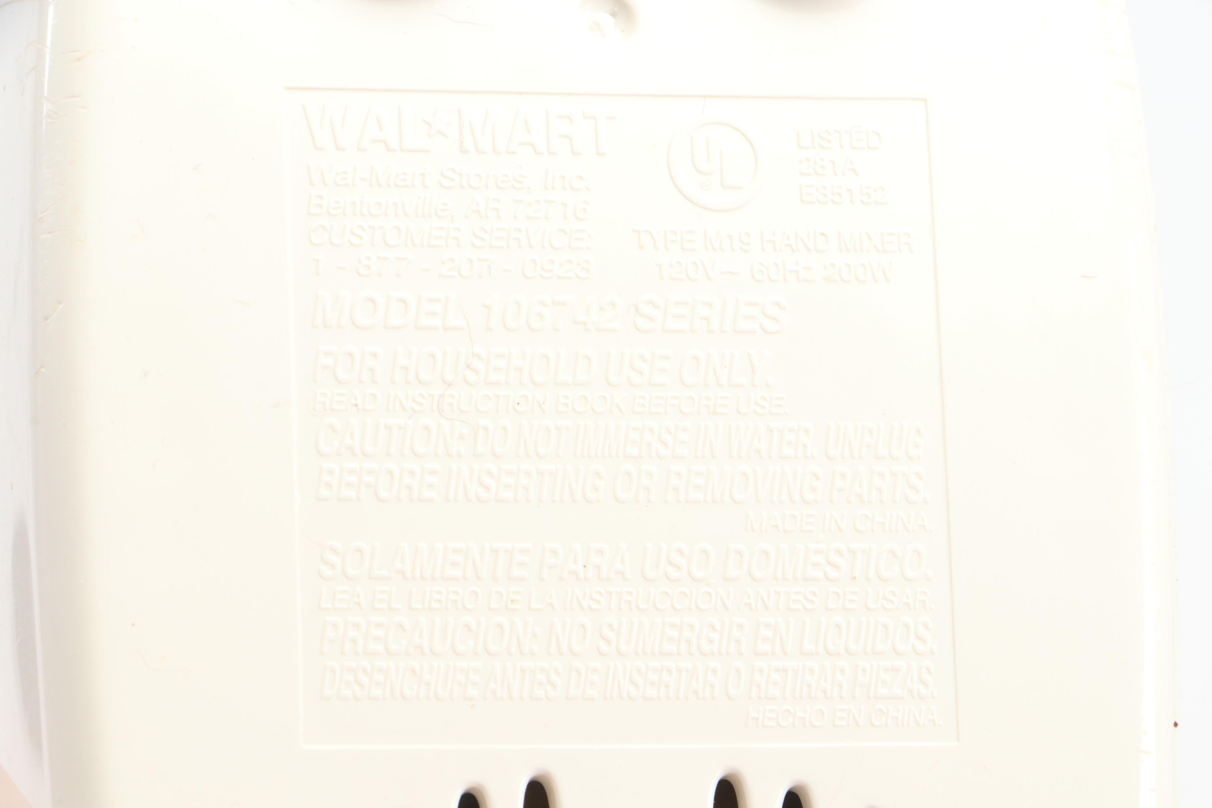 General Electric Hand Mixer with Ninja and Braun Hand Blenders