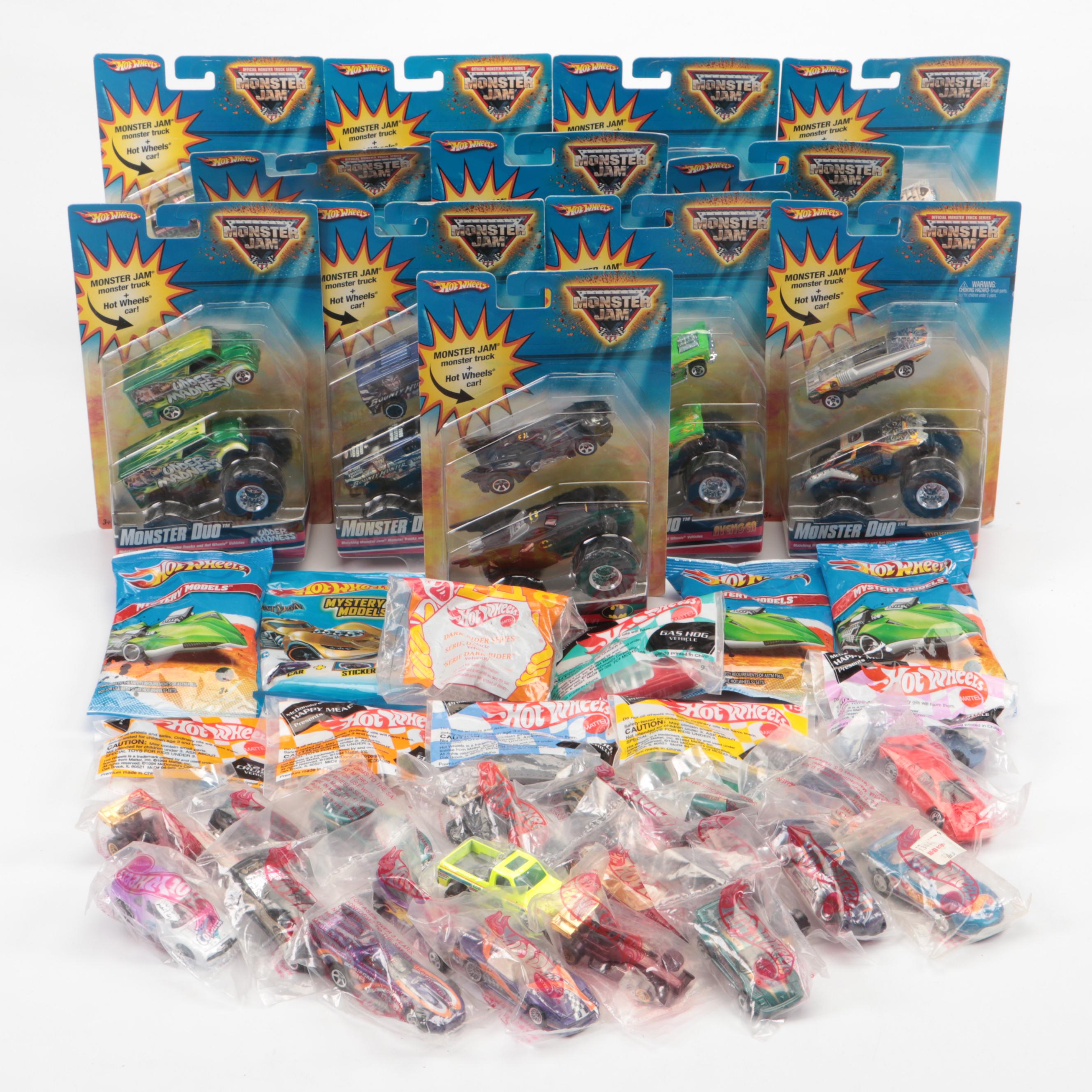Hot Wheels Monster Jam and McDonald's Toy Cars and Trucks