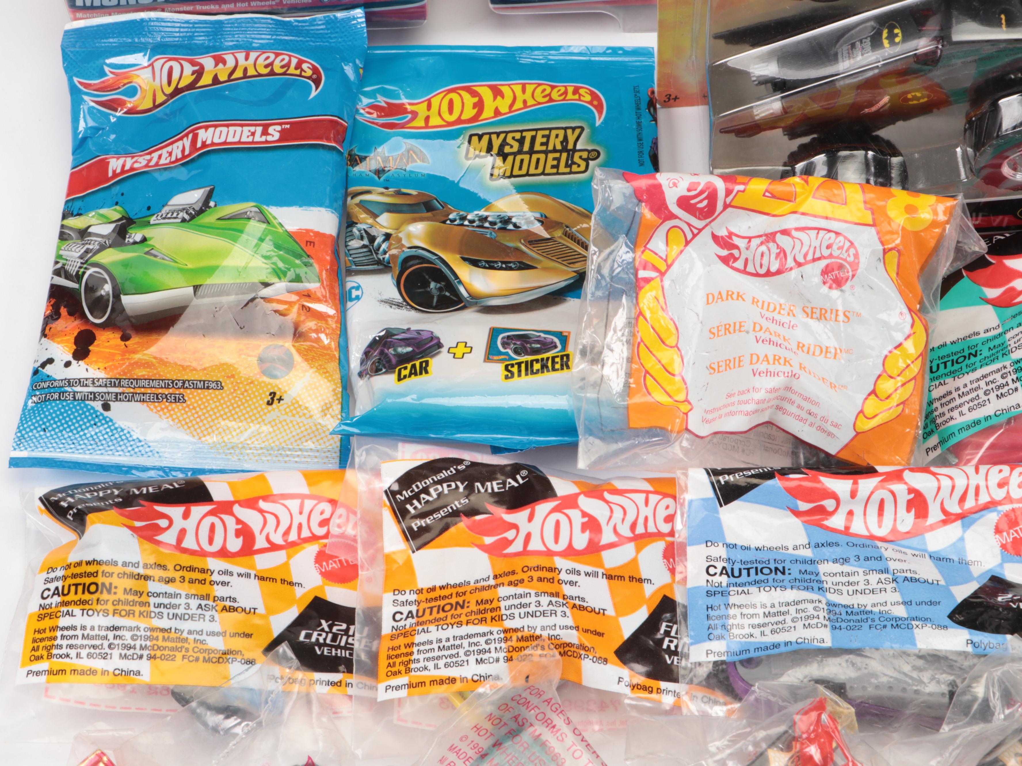 Hot Wheels Monster Jam and McDonald's Toy Cars and Trucks
