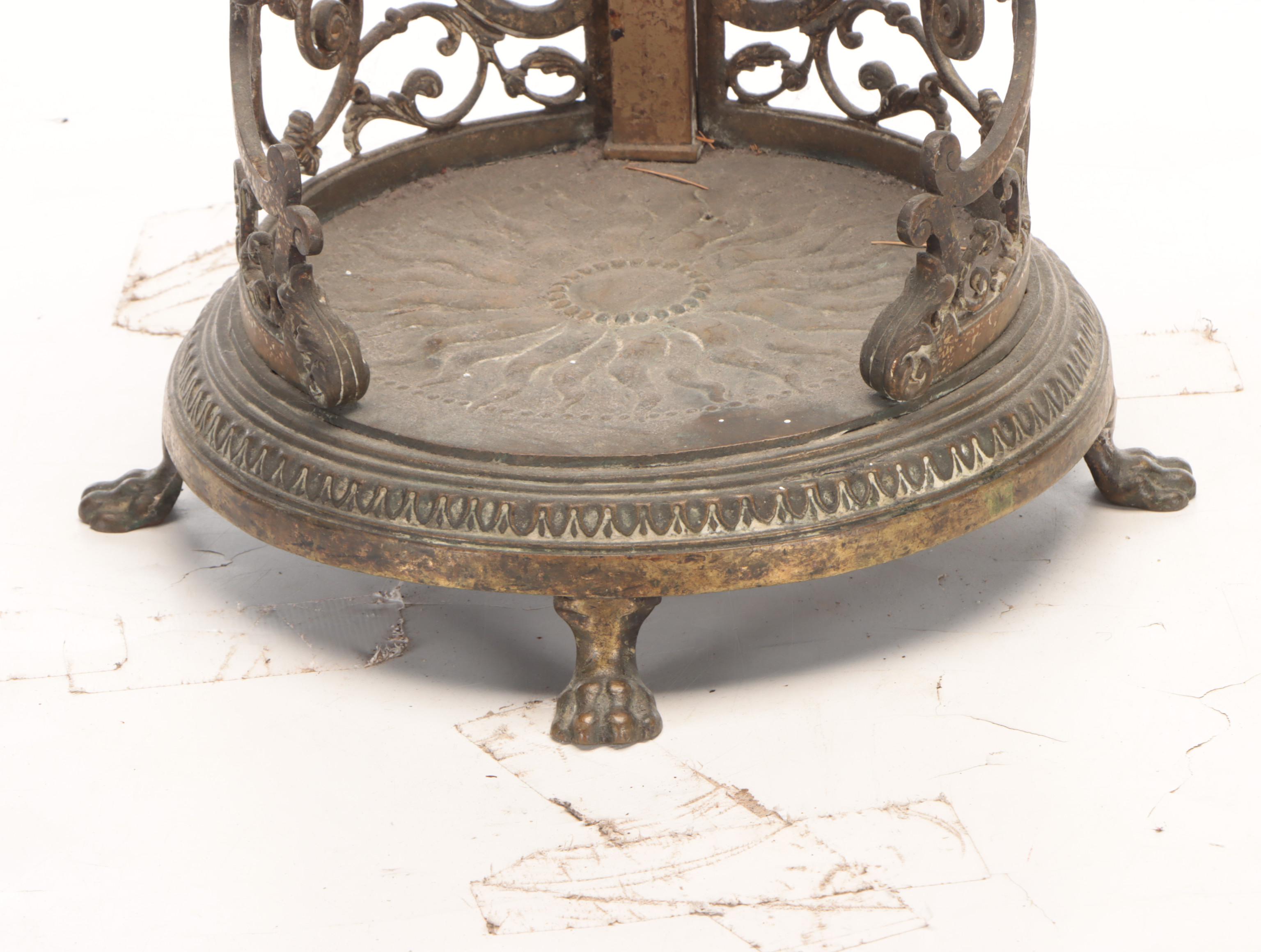 Assembled Victorian Gothic Revival Style Fireplace Tool Set | EBTH