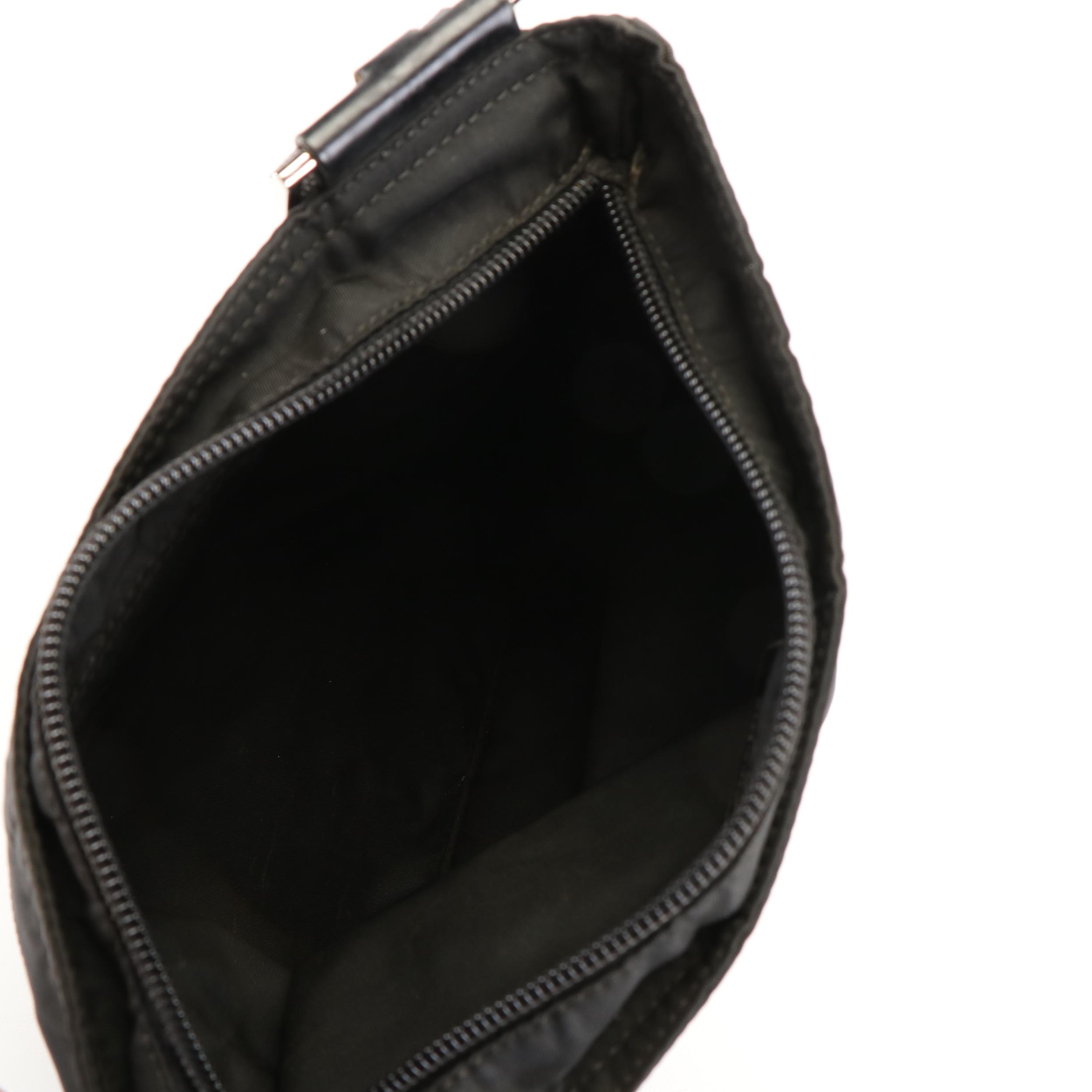 Prada Small Crossbody Bag in Black Tessuto Nylon