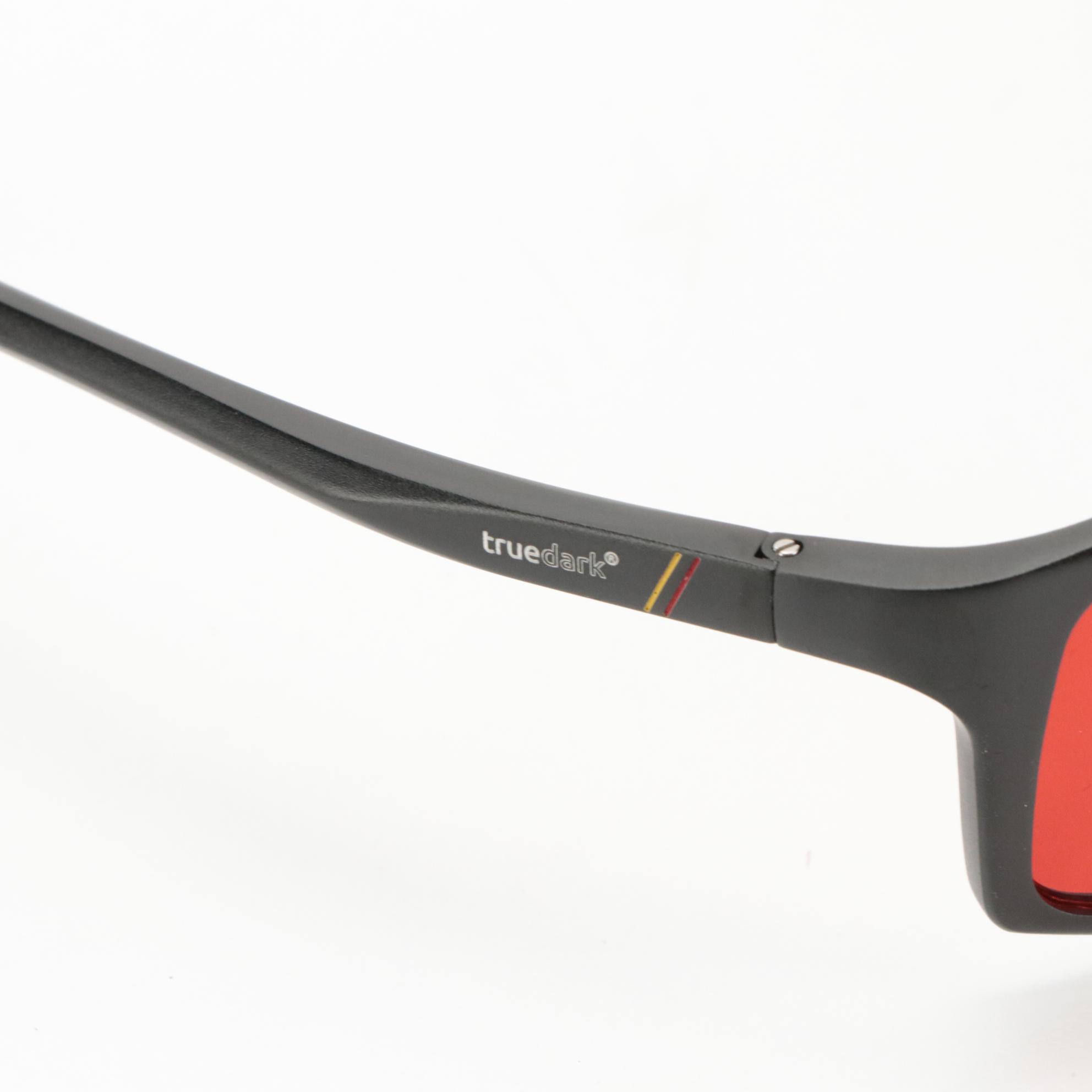 TrueDark Red Lens Sport Sunglasses With Other Eyeglasses and Cases