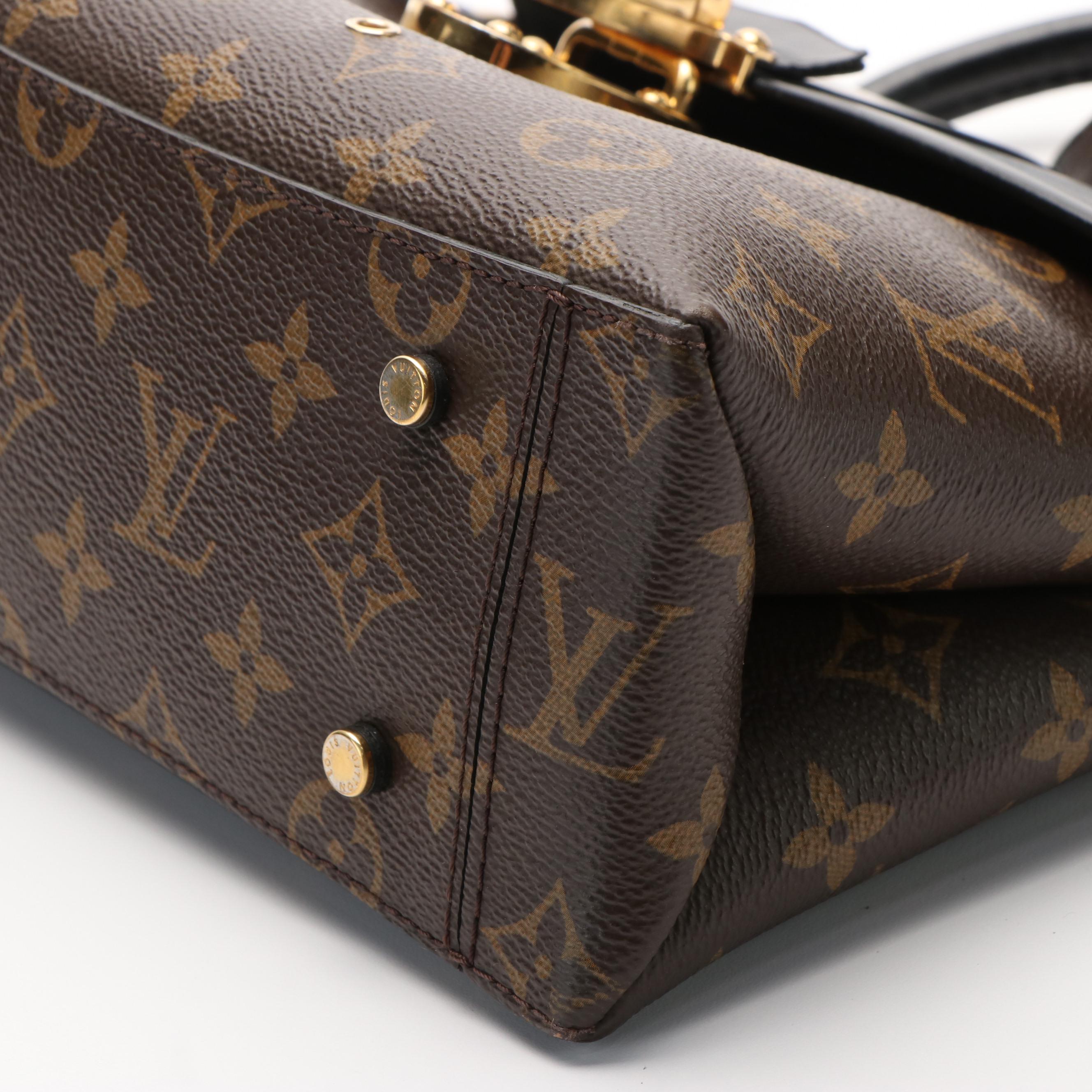 Louis Vuitton One Handle Convertible Flap Bag in Monogram Canvas and Leather