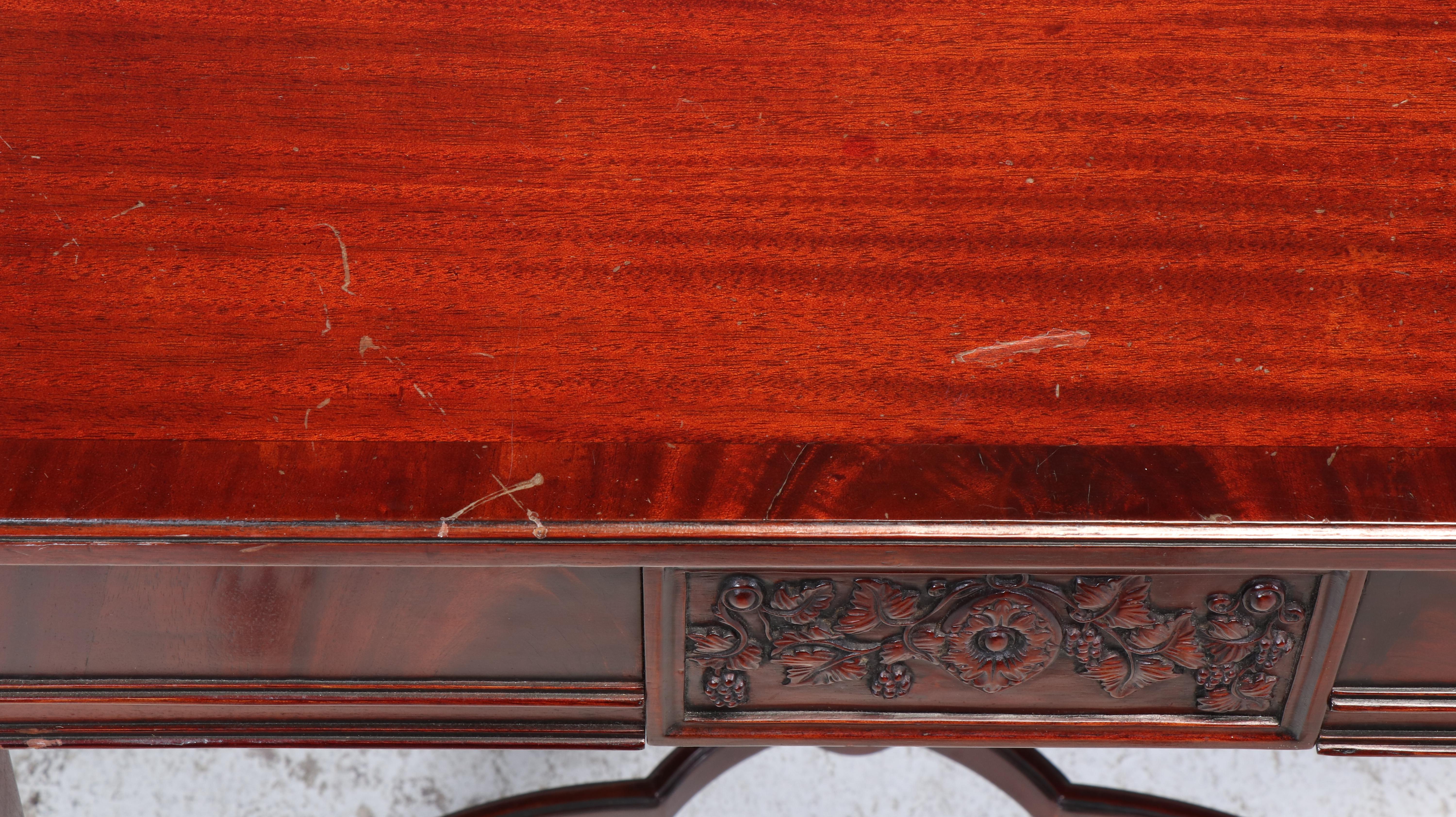 Federal Style Mahogany Console Table
