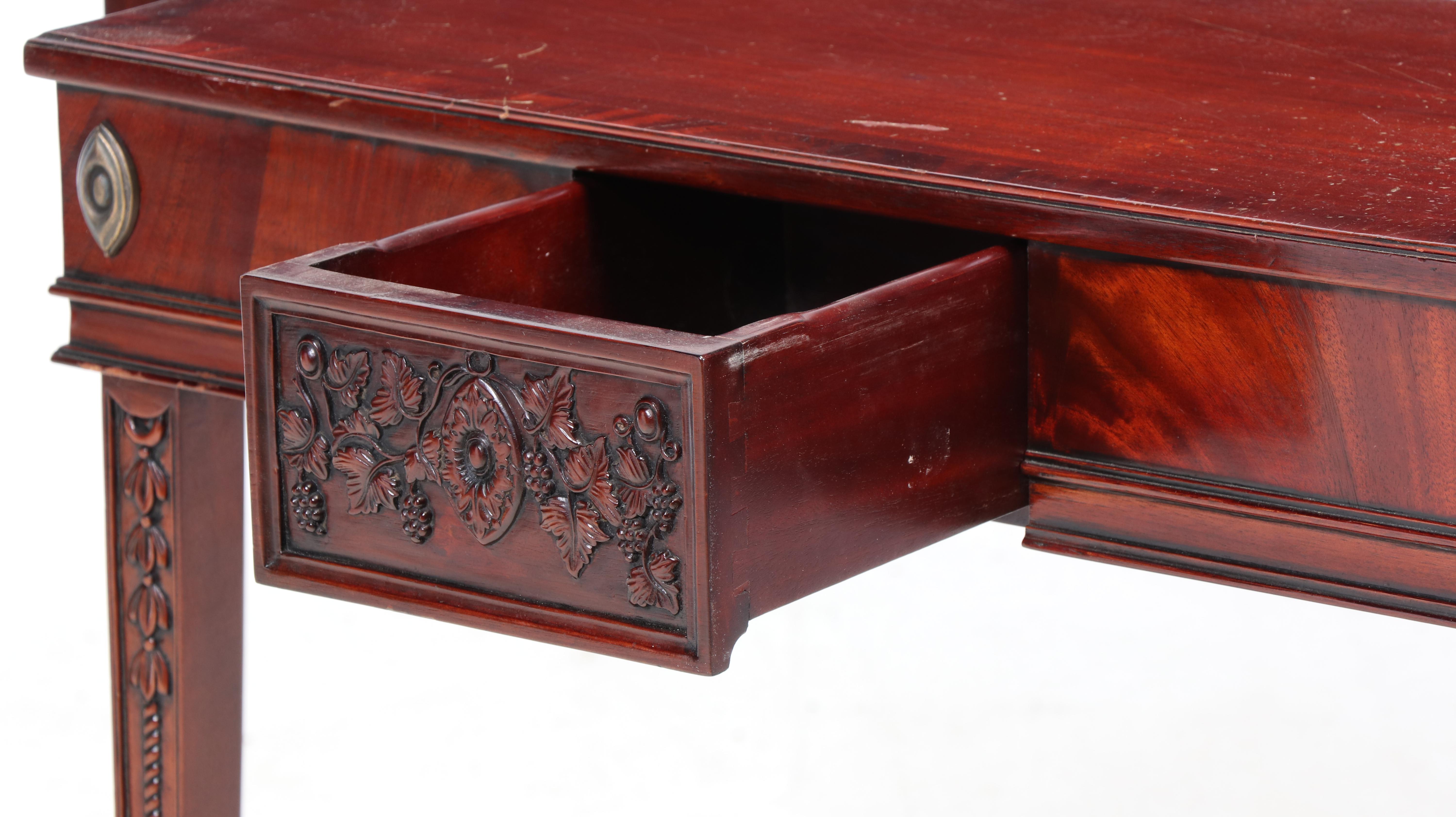Federal Style Mahogany Console Table